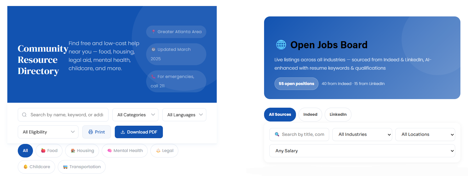 Introducing Our Open Jobs Board and Georgia Resource Directory