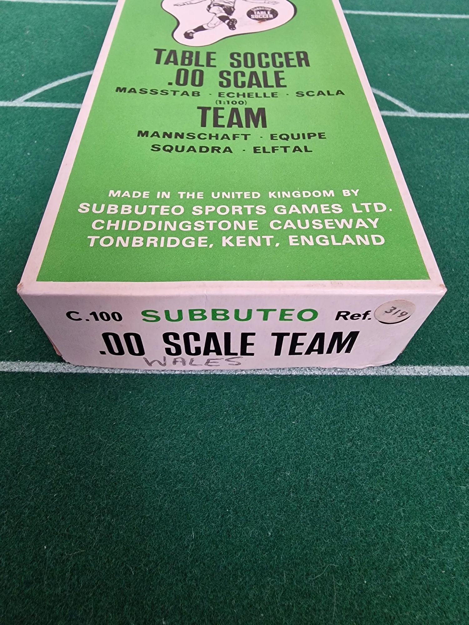 Équipe Subbuteo Poids Lourds Wrexham HW - Référence 138, Vintage/collectible, Fabriqué Au Royaume-Uni