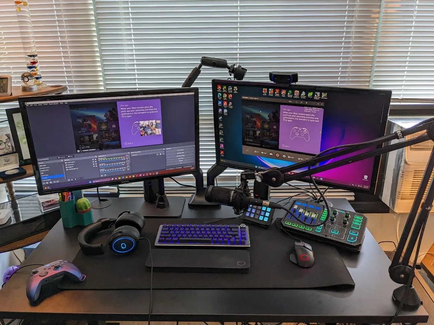 The new desk is finally here and complete as the home for my newly-built computer. I imagine it will evolve over time - but I am so happy this is finally done. Can I get a hell yeah!?! #battlestation #newdesk #newcomputer #streamingsetup #tiktok #you