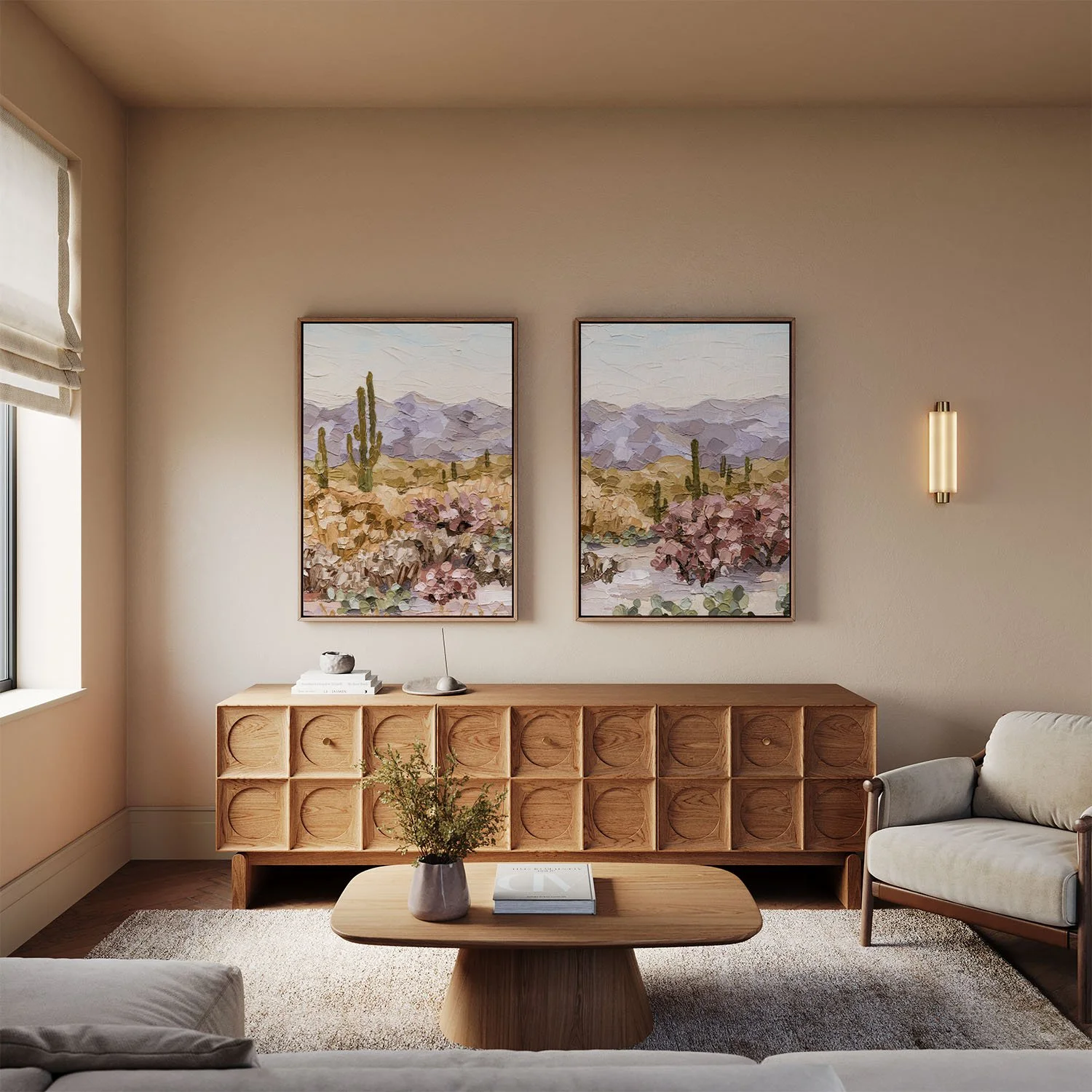 saguaro sunrise framed canvas diptych.jpg