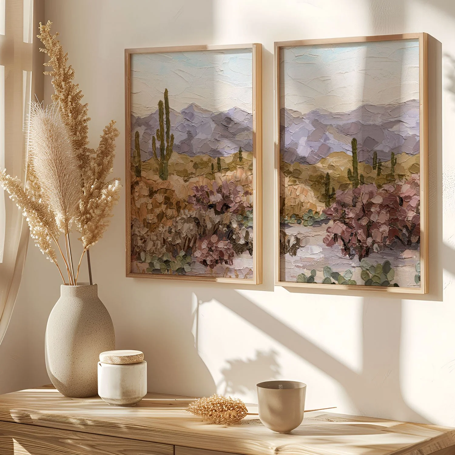 saguaro sunrise diptych small frame.jpg