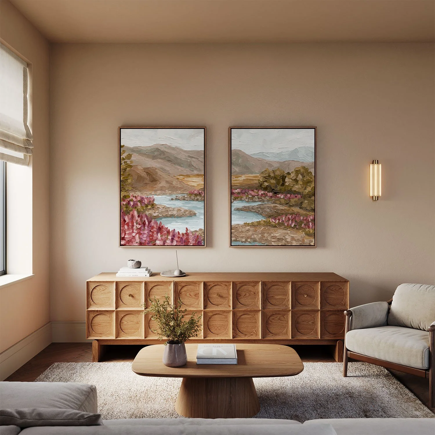 river blooms framed canvas diptych.jpg