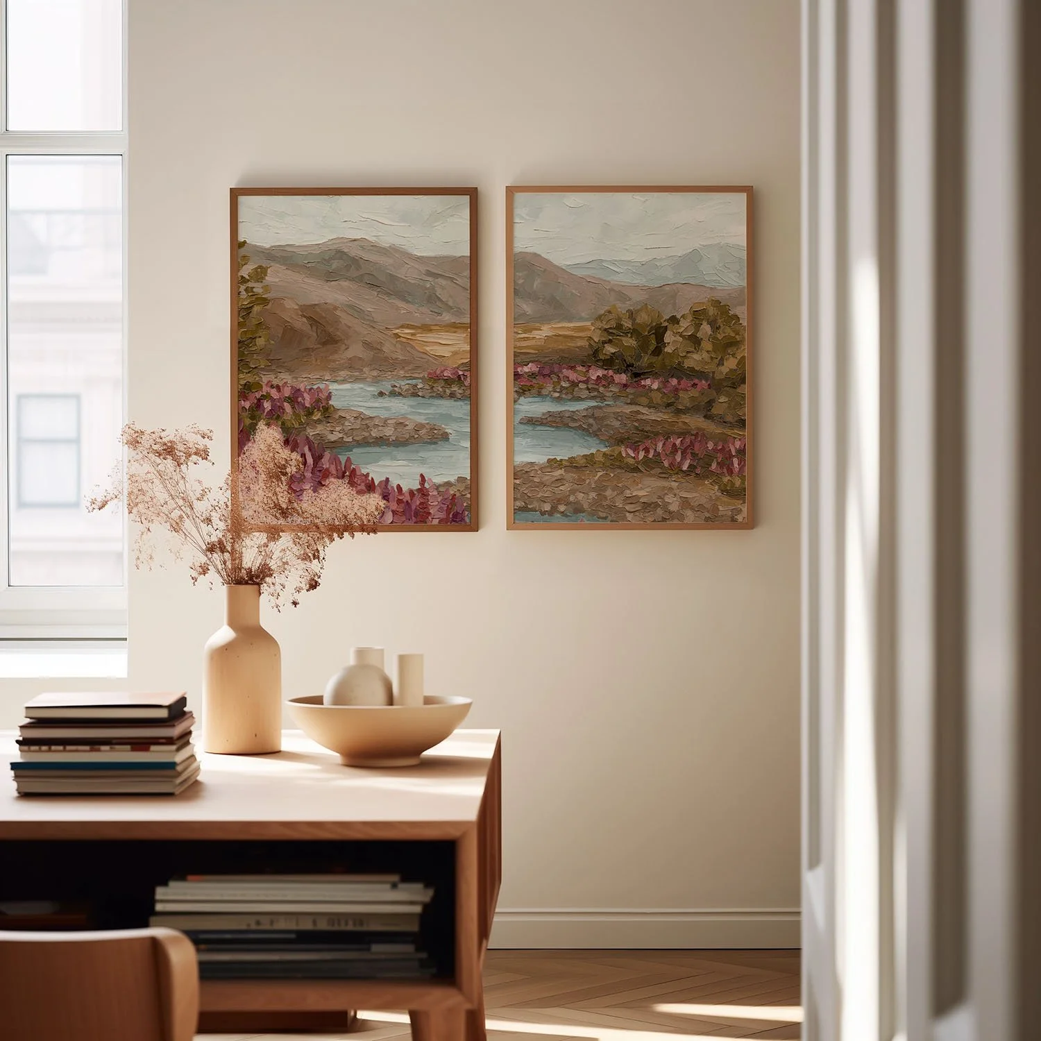 river blooms diptych office.jpg