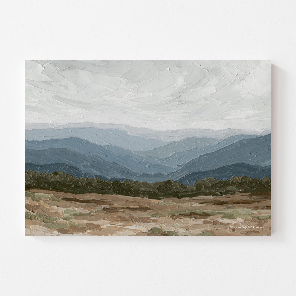 Painting a Mini Canvas - Smoky Mountain Artwork – Camera and a Canvas