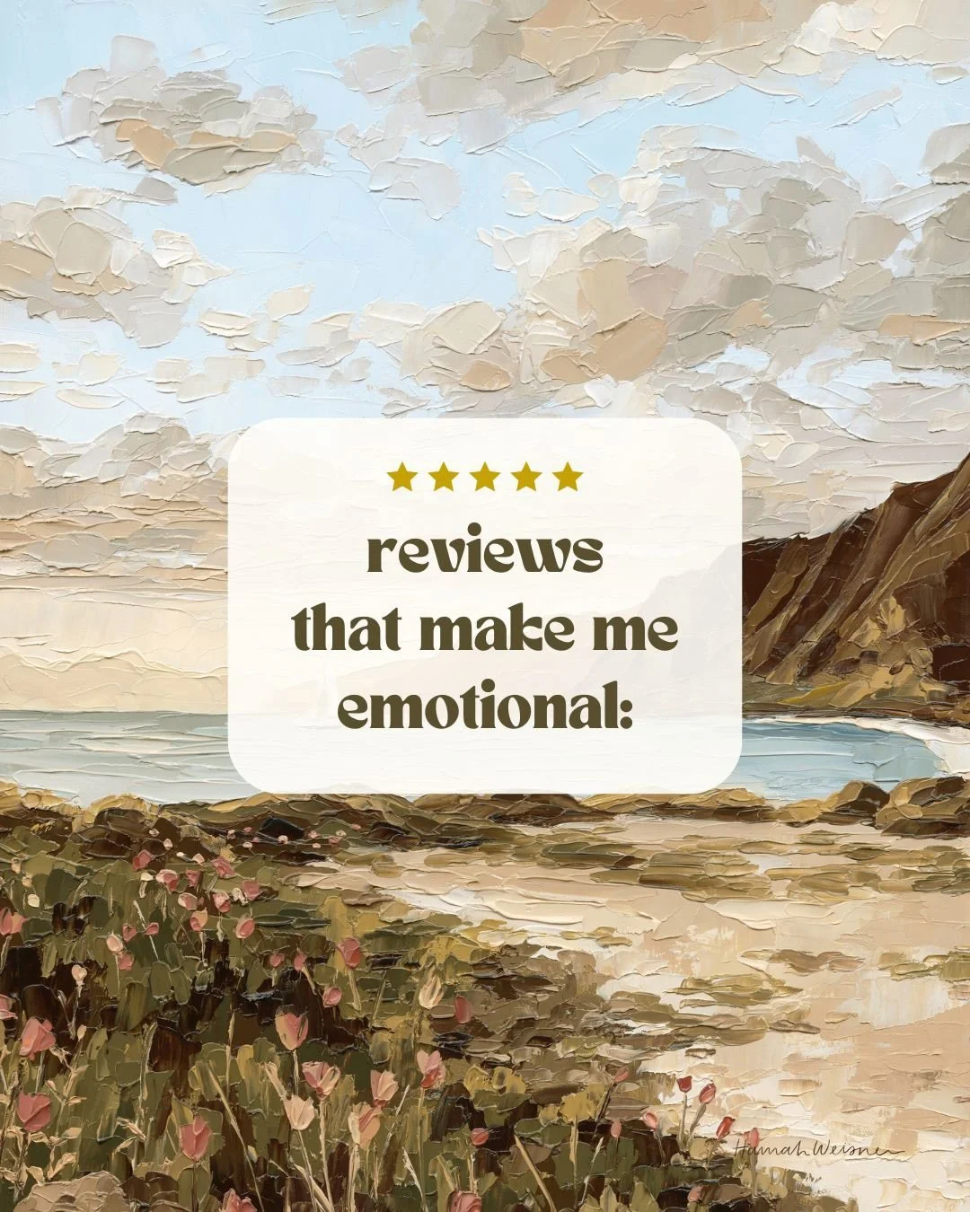 😭😭😭

if you&rsquo;ve ever left a review &mdash; just know that I read them when I&rsquo;m discouraged and they make me cry every time. thank you thank you thank you🥹 your words mean so much to me!!

ps. today is the last day to get my prints for 