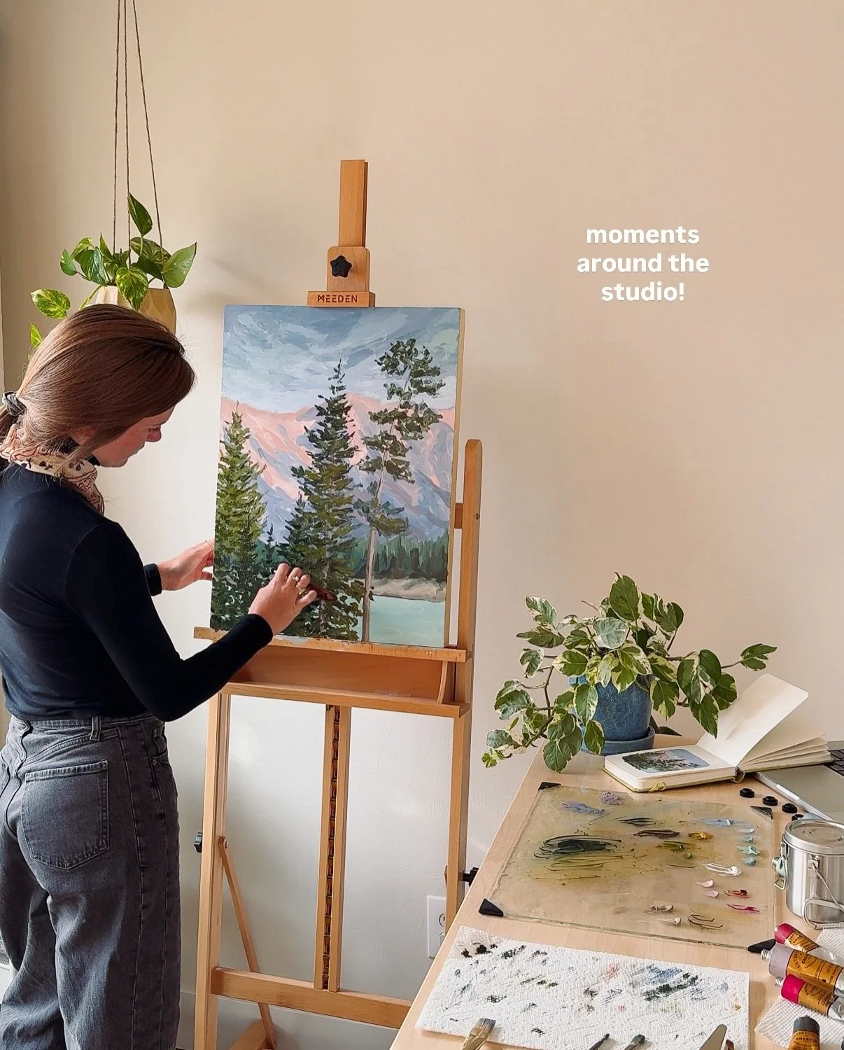 walk around my studio with me! it&rsquo;s my little creative bubble and I love it🥹

I worked from the corner of my bedroom for several years so having a space all for my art is not lost on me!! I&rsquo;m so grateful for this room❤️