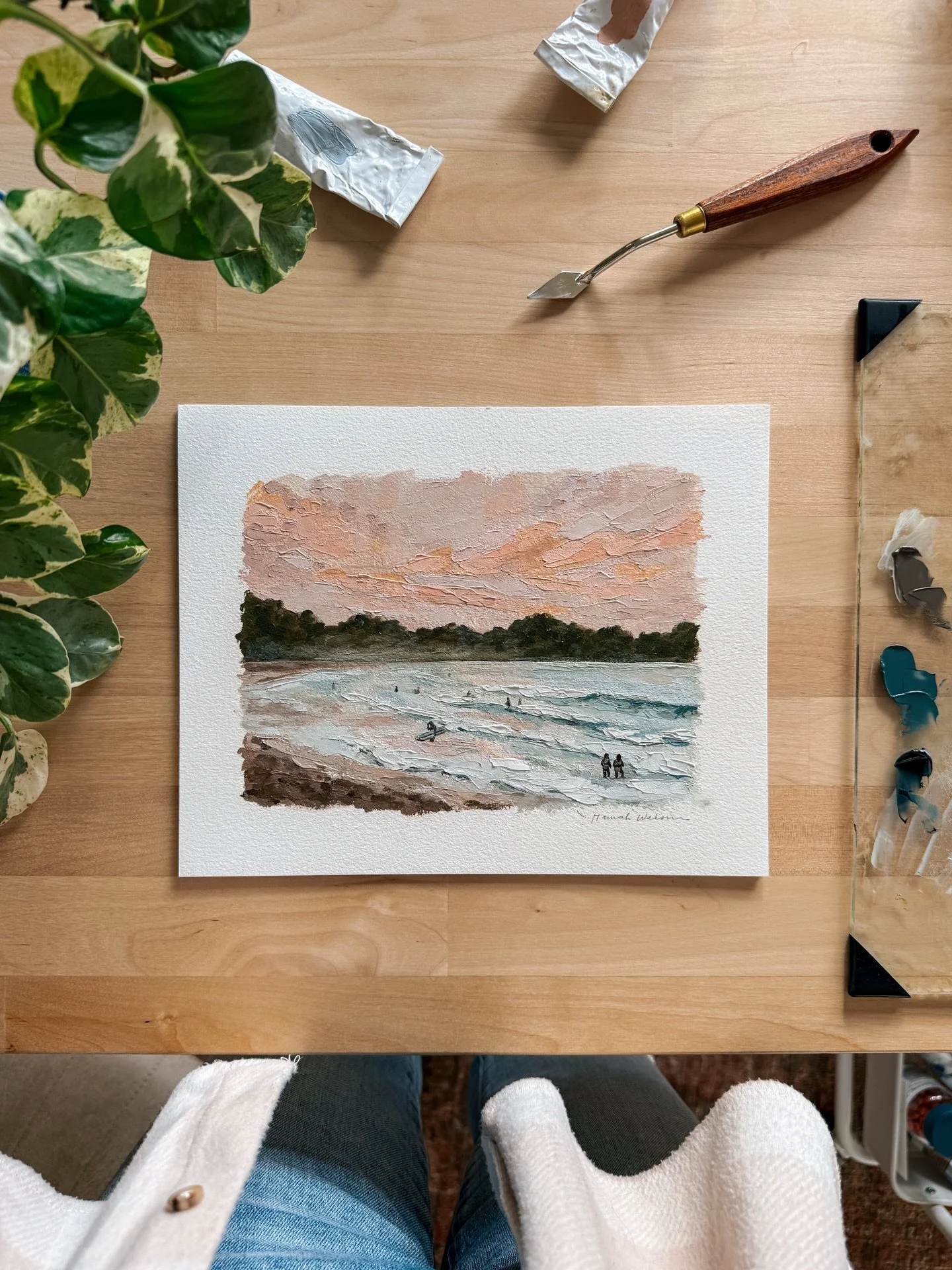 another new one!! swipe to see the inspo🫶🏼

this painting and 5 other originals will be available FRIDAY at 12pm MST to my email list!! to get on the list, just comment &ldquo;email me&rdquo; :)

I&rsquo;ll send out alll the details on the new orig