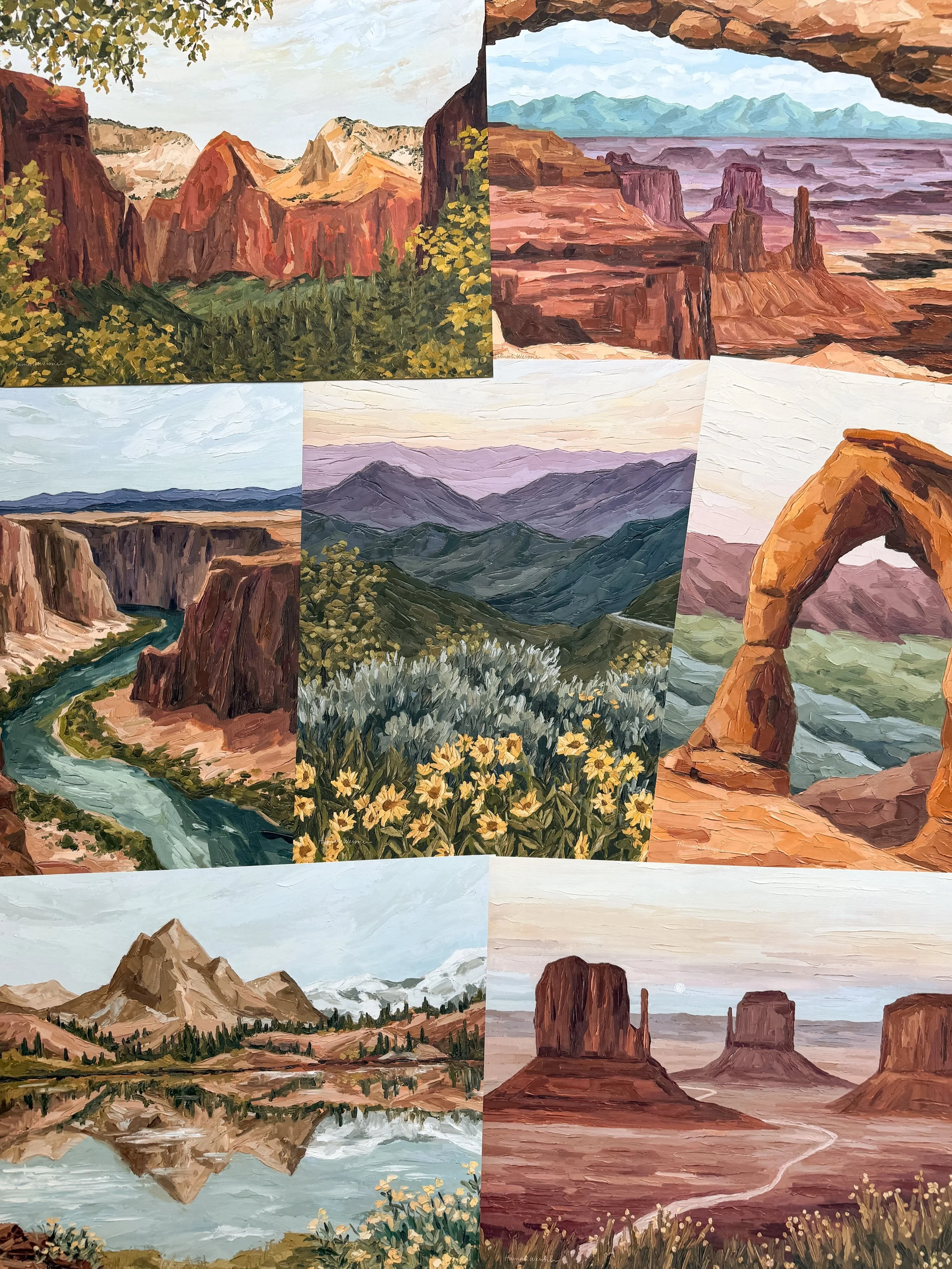 it&rsquo;s here!!! comment &ldquo;shop&rdquo; for the link🥹

there&rsquo;s a few originals left and all the prints are 15% off for the next 24 hours!

I have had a BLAST exploring Utah, soaking up the inspiration, and making these paintings!! Thank 