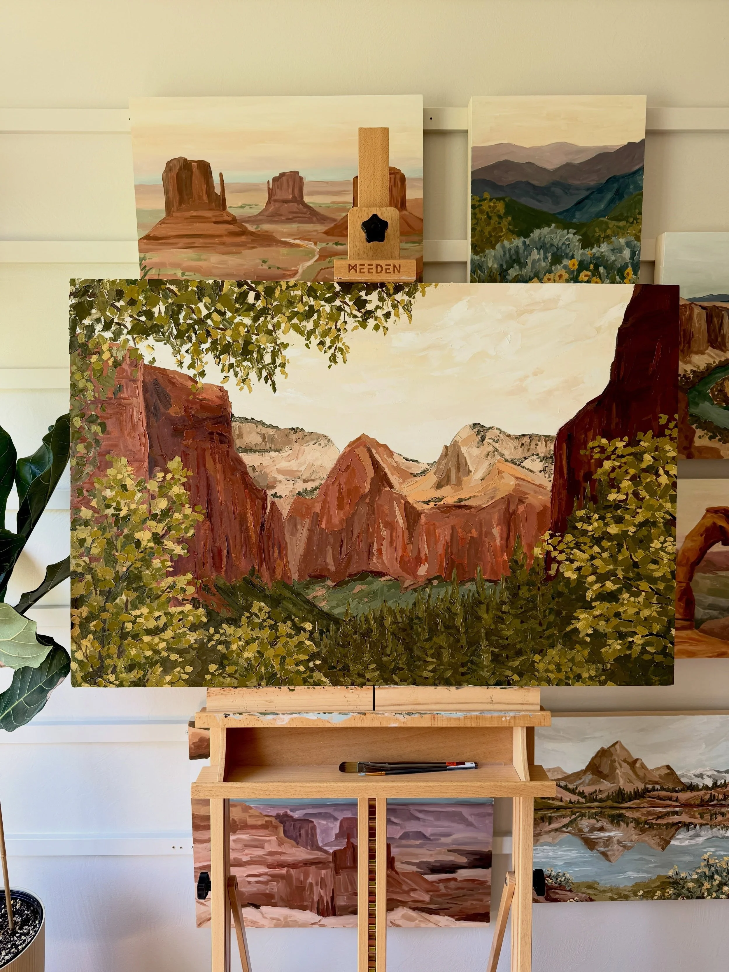 Zion National Park🌲

Swipe to see the background layer vs finished piece!