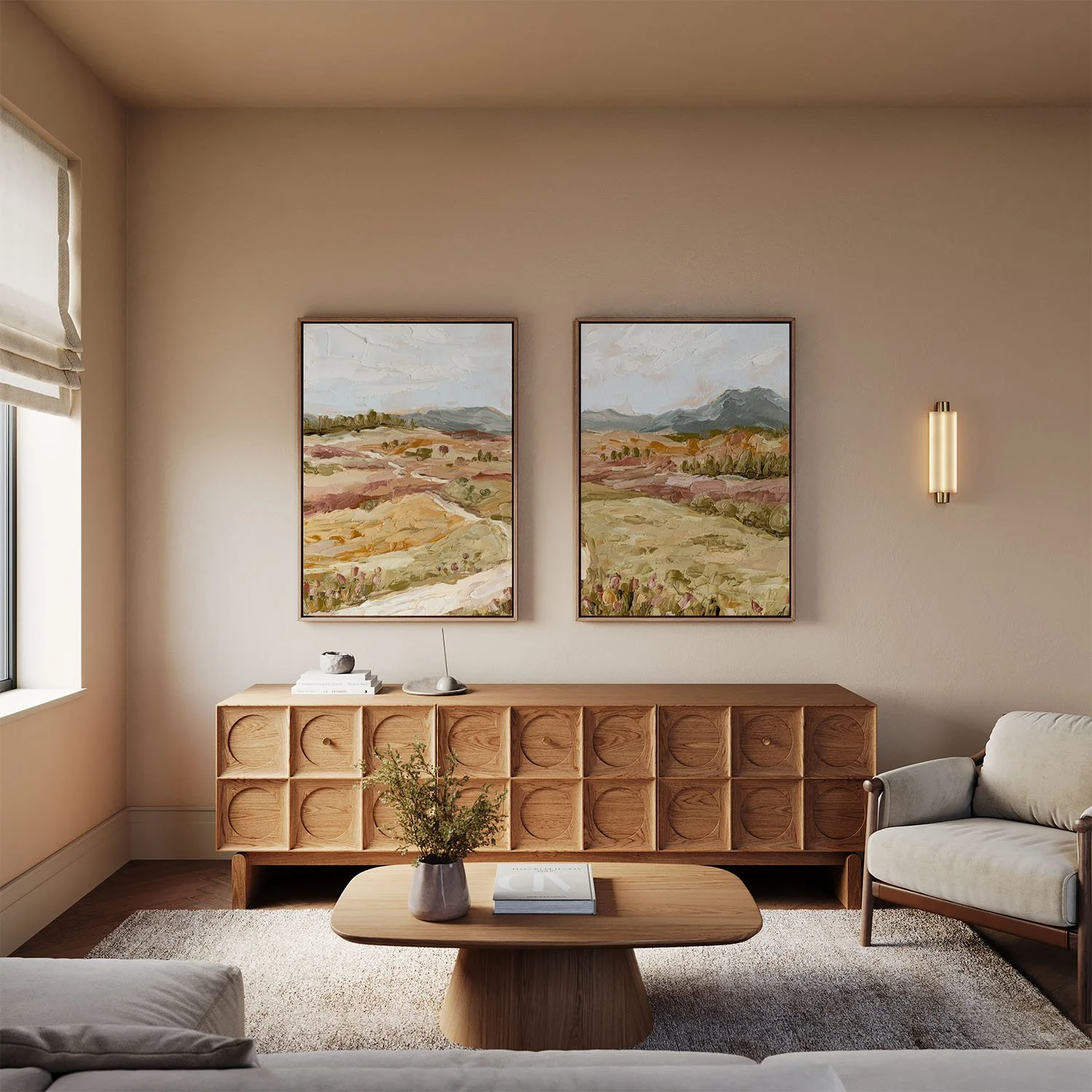 a familiar path framed canvas diptych.jpg