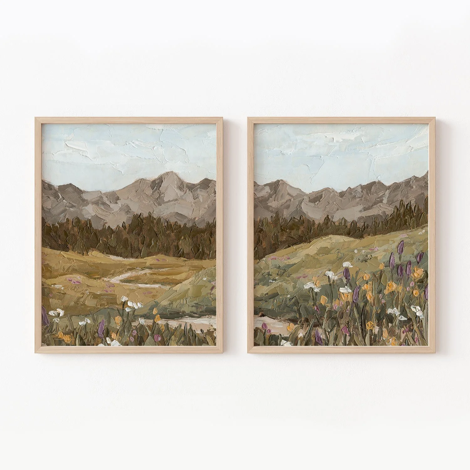 "Beehive Basin" Diptych