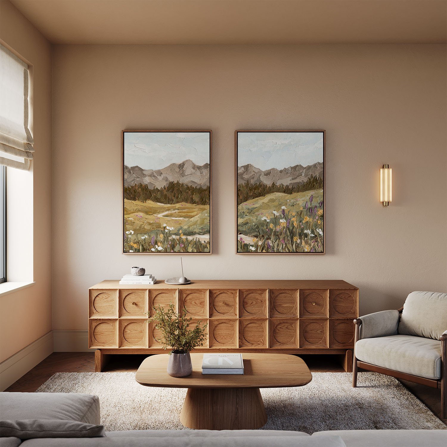 beehive basin framed canvas diptych.jpg