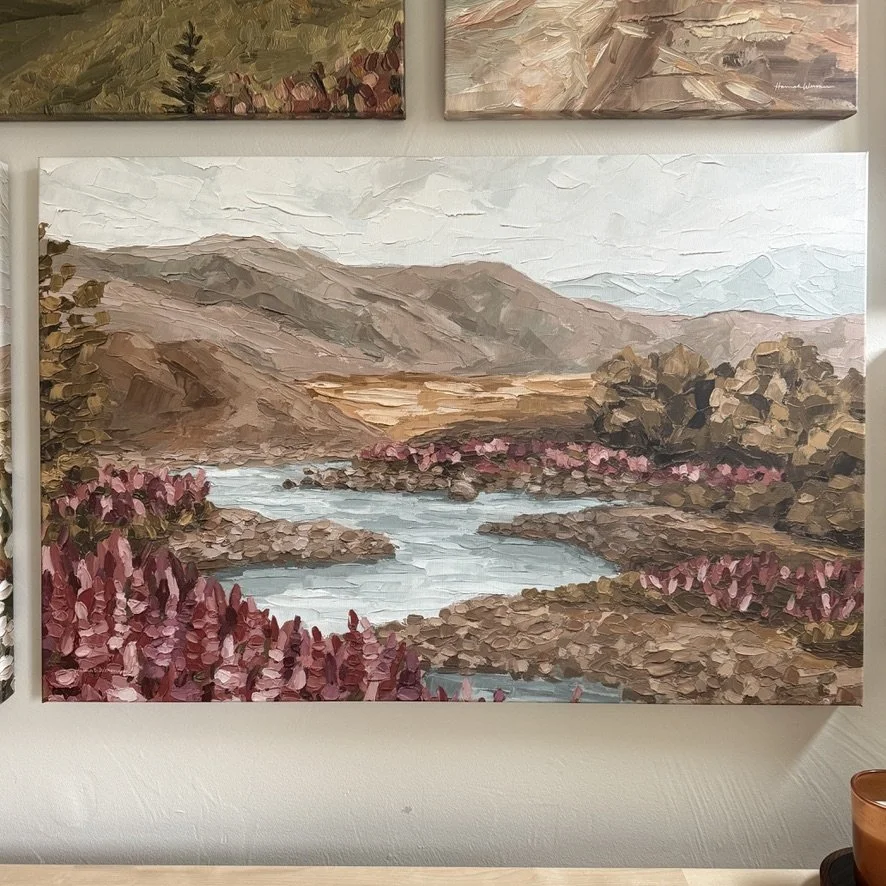 "River Blooms" 24x36 - Almost Perfect
