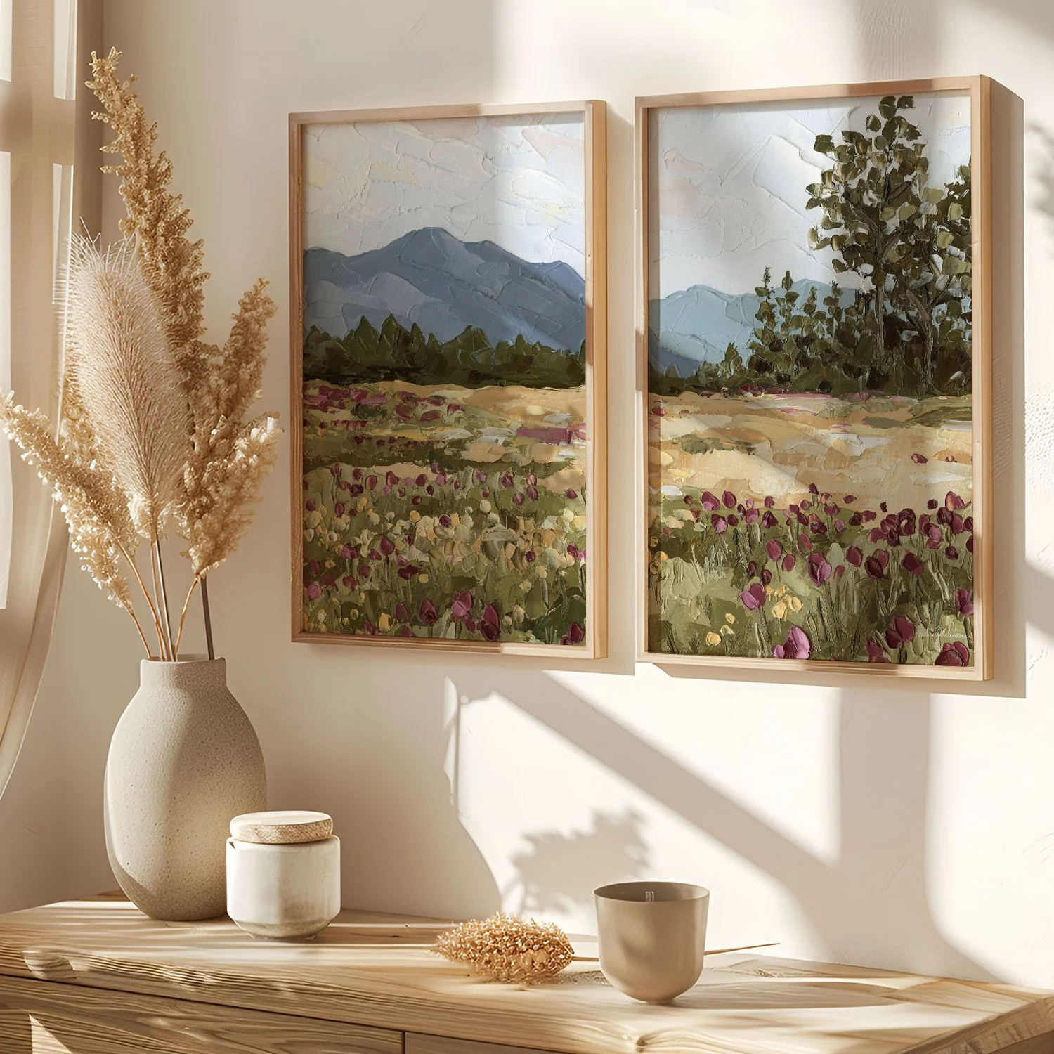 sweet pea diptych small frame.jpg