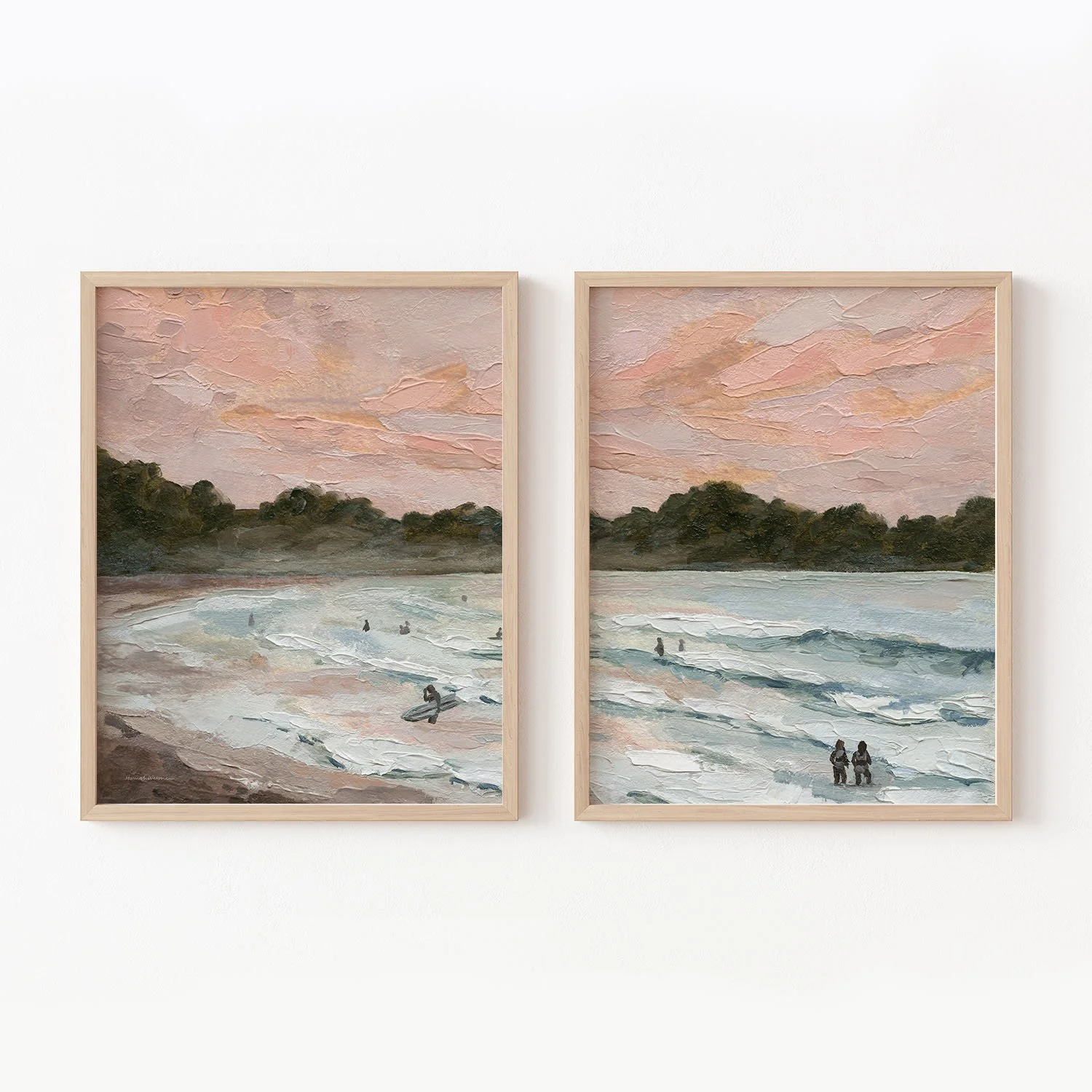 "Sayulita Surf" Diptych