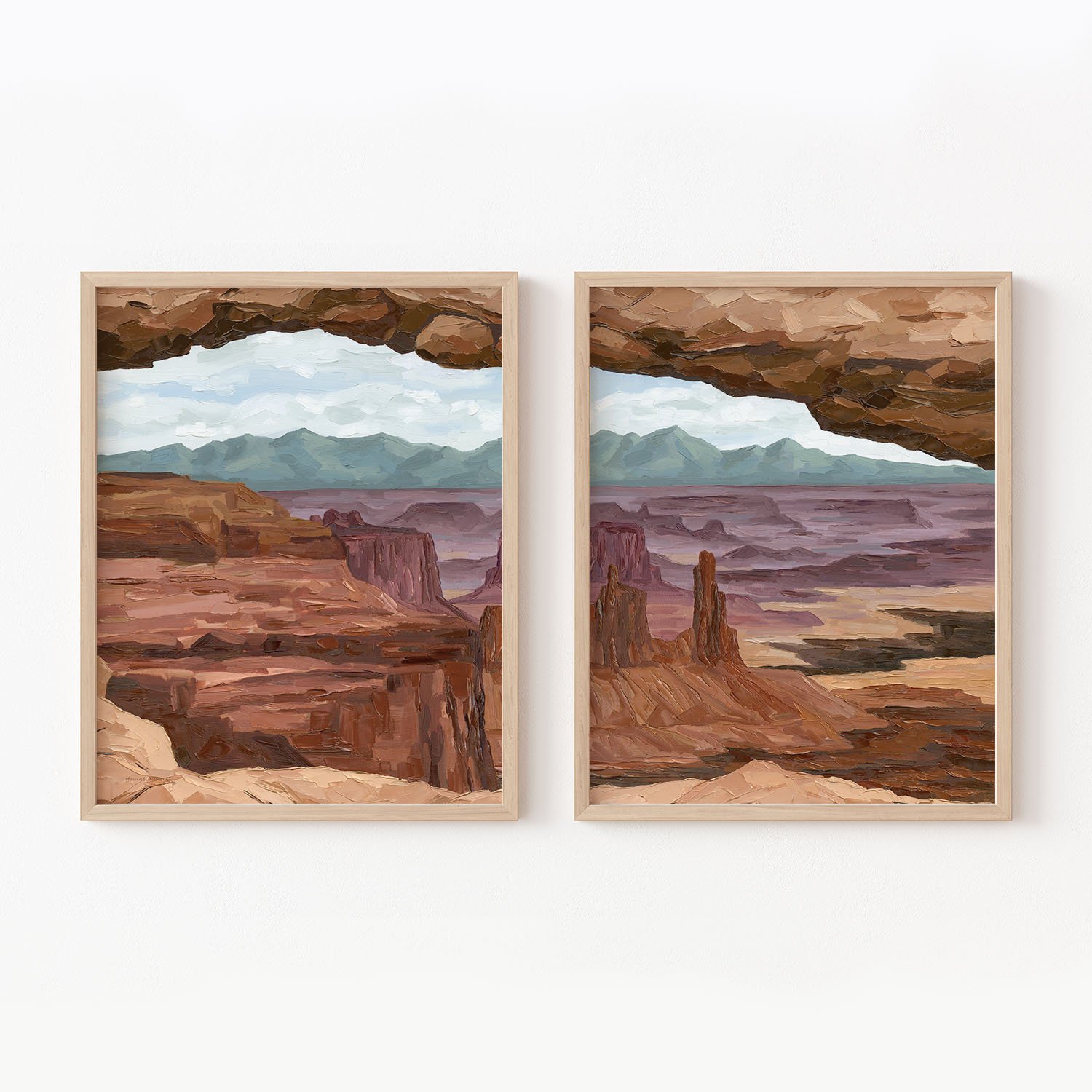 "Canyonlands" Diptych