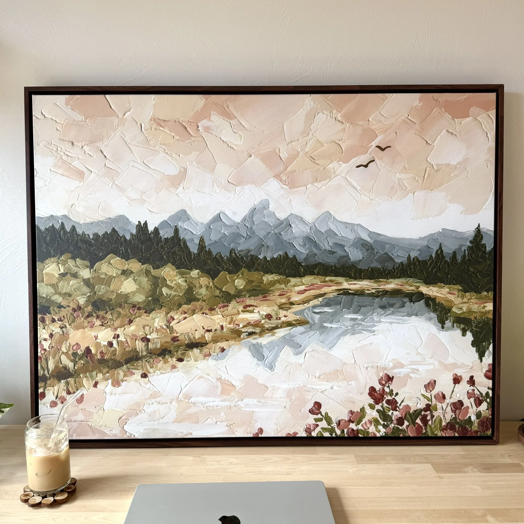 "Teton Reflection" 30x40 - Almost Perfect