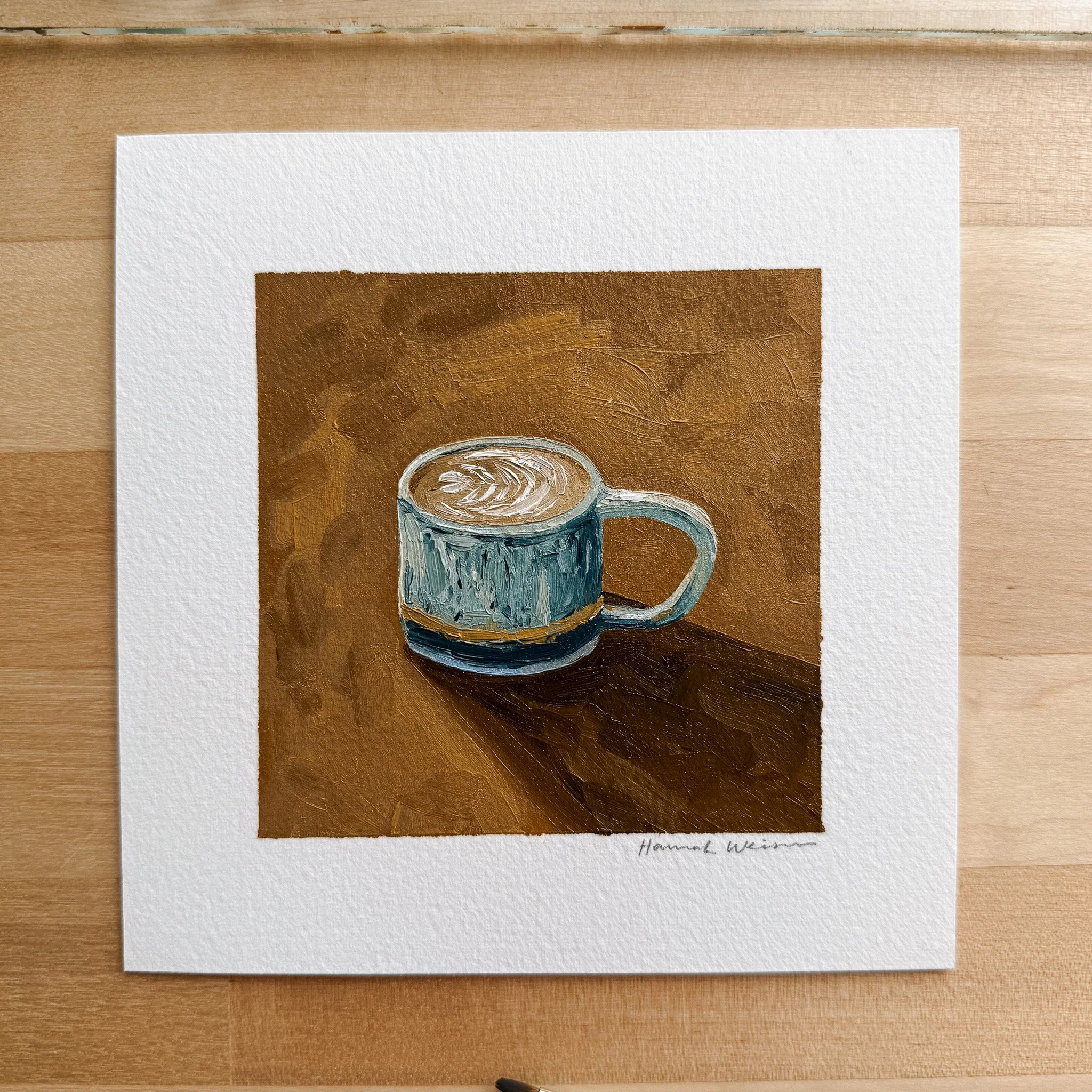 "Blue Glaze" Original Painting