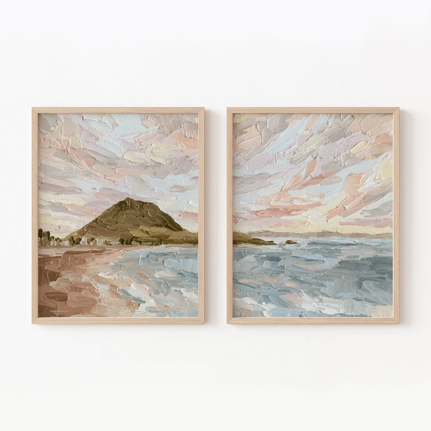 "Fish and Chips" Diptych