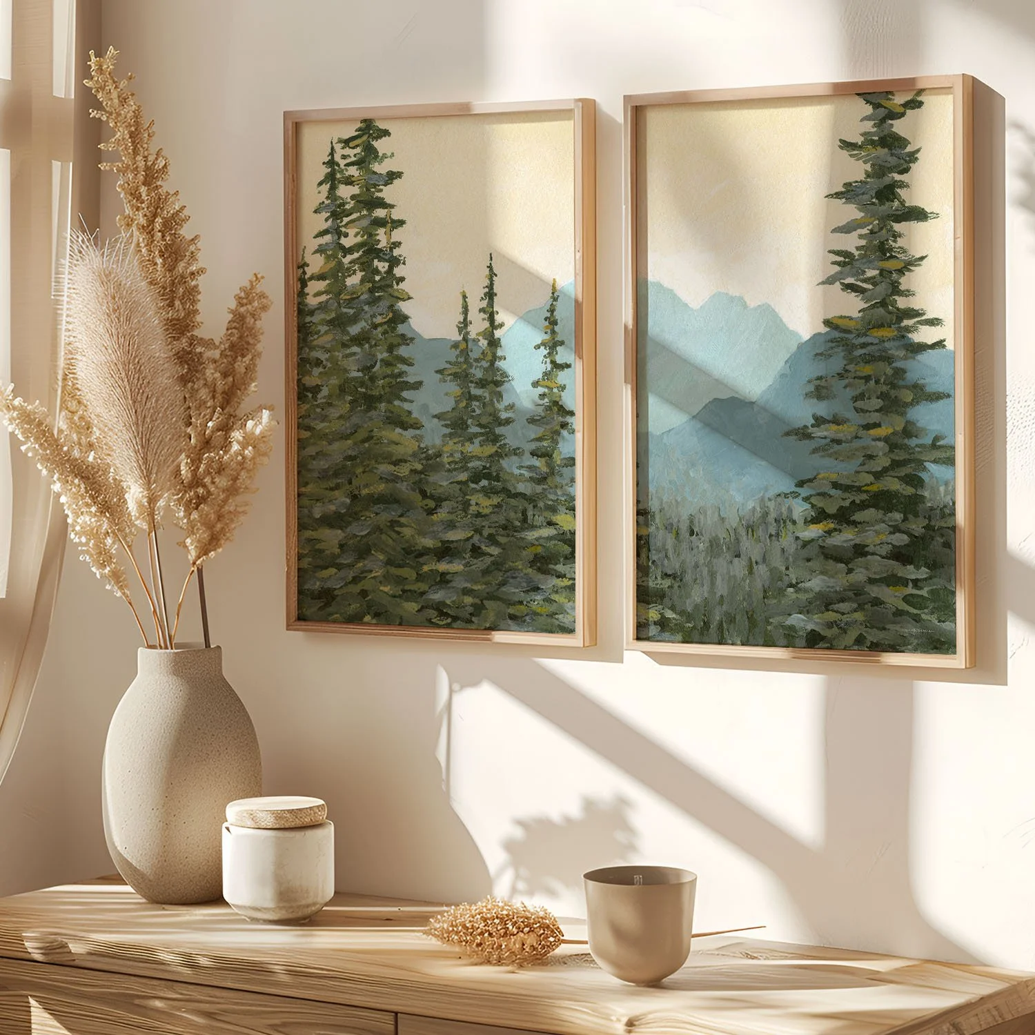 pokey trees diptych small frame.jpg