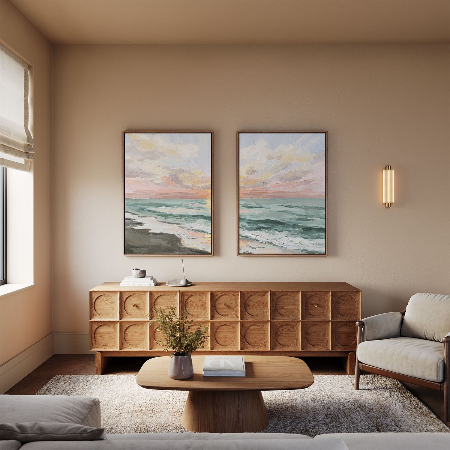 these are the days framed canvas diptych.jpg
