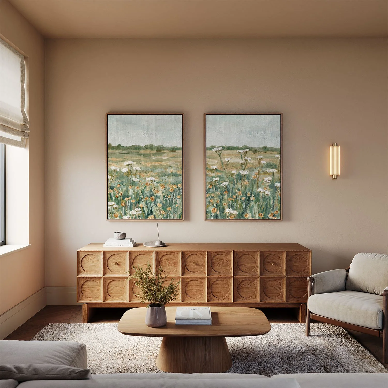 kahle wildflowers framed canvas diptych.jpg