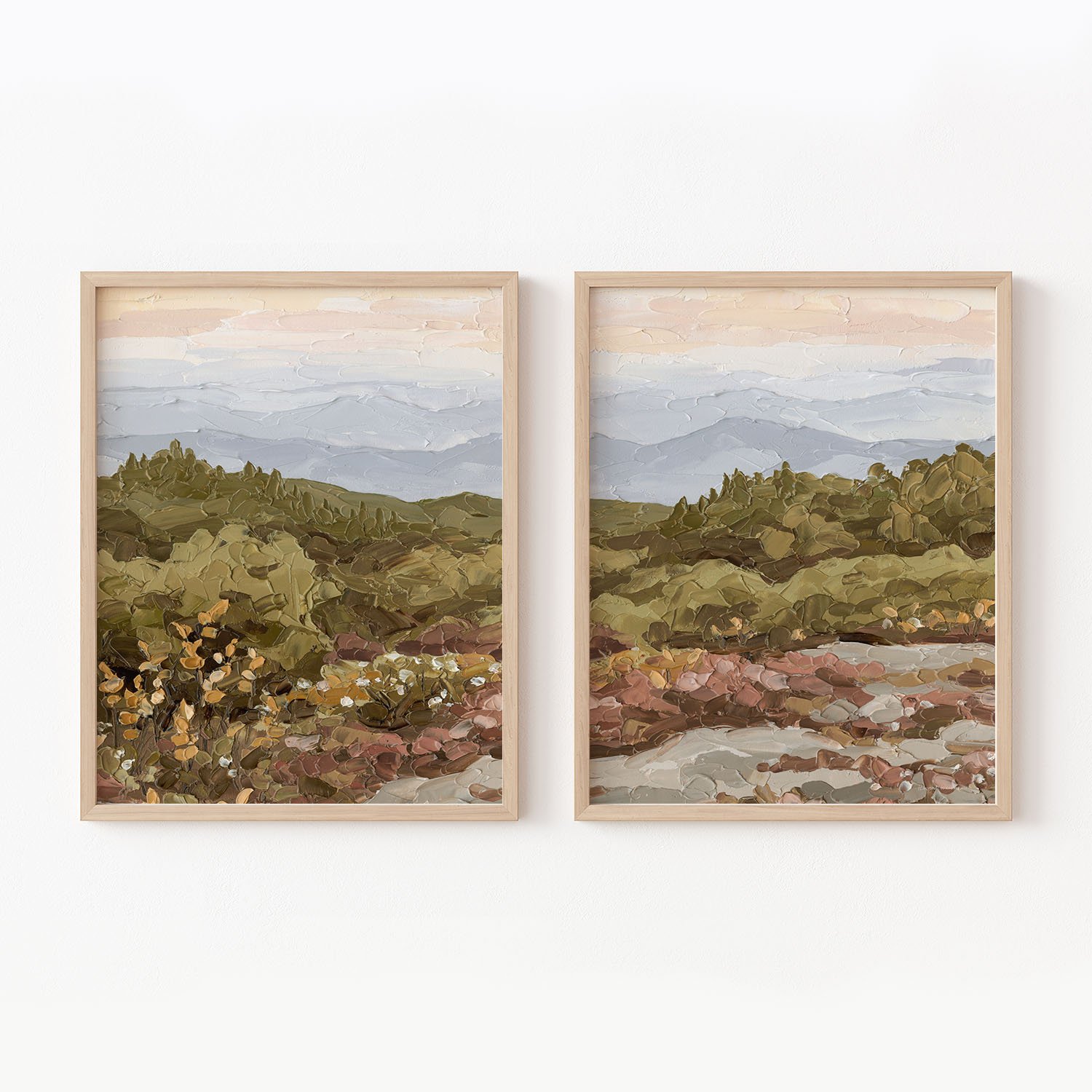 "Sassafras" Diptych