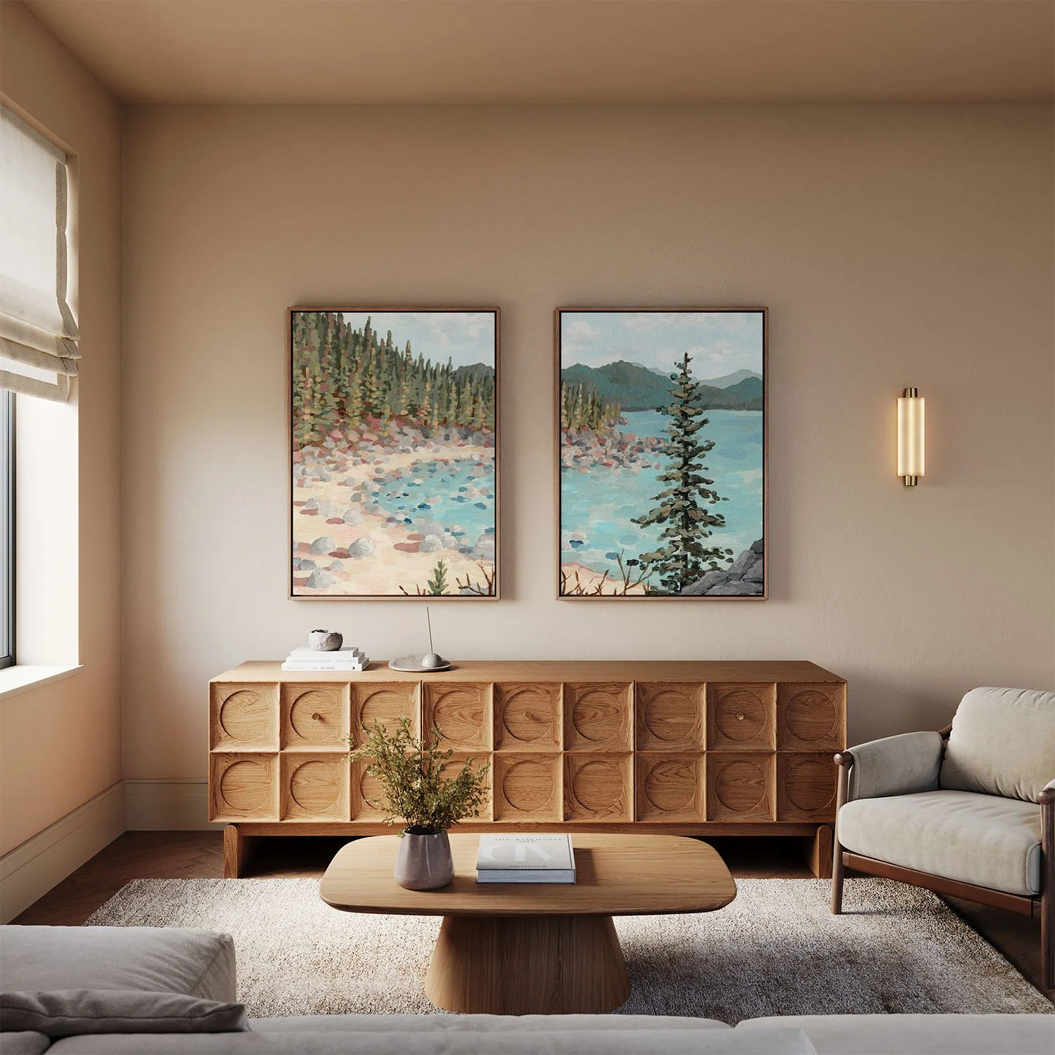 secret cove framed canvas diptych.jpg