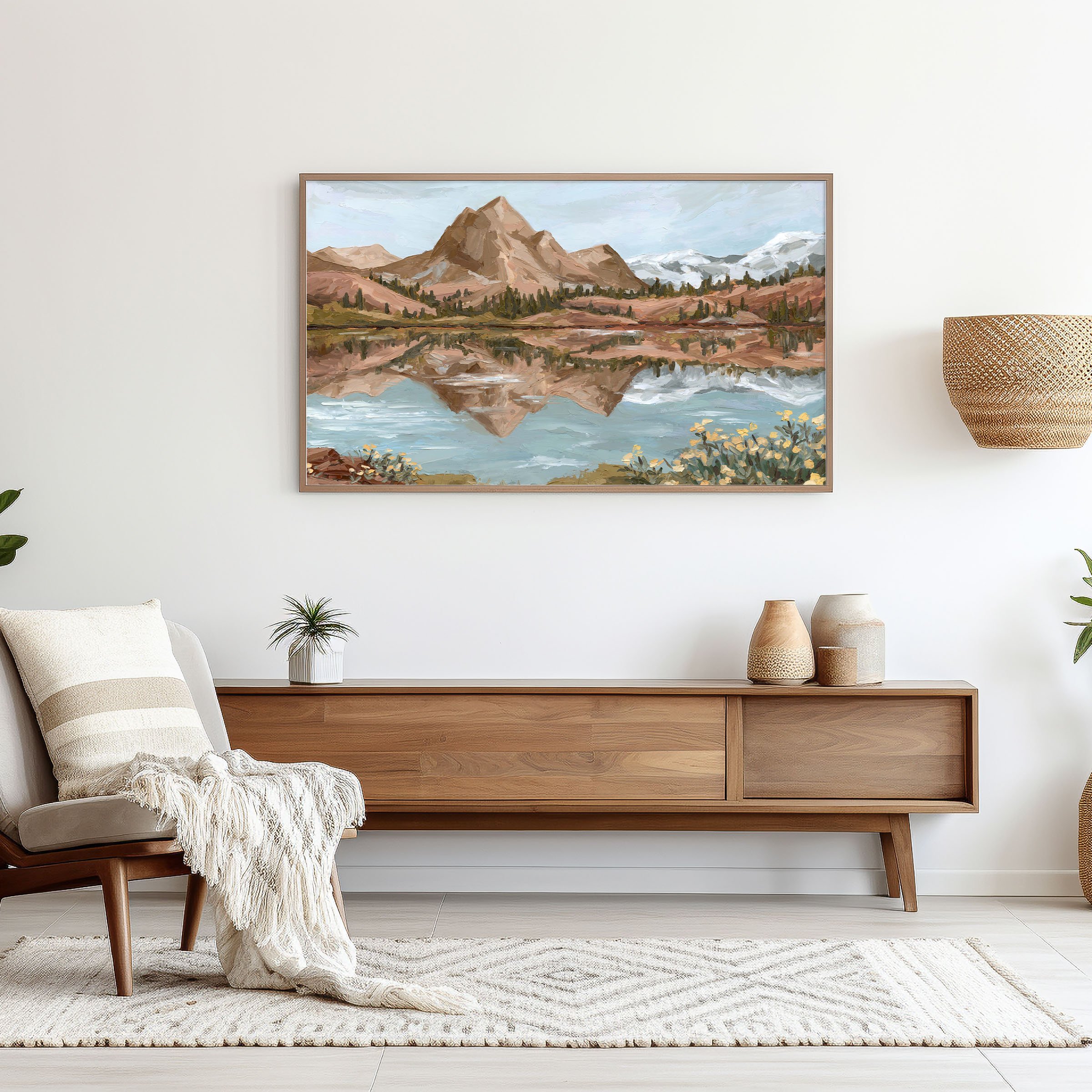 "Sundial Peak" Frame TV Art