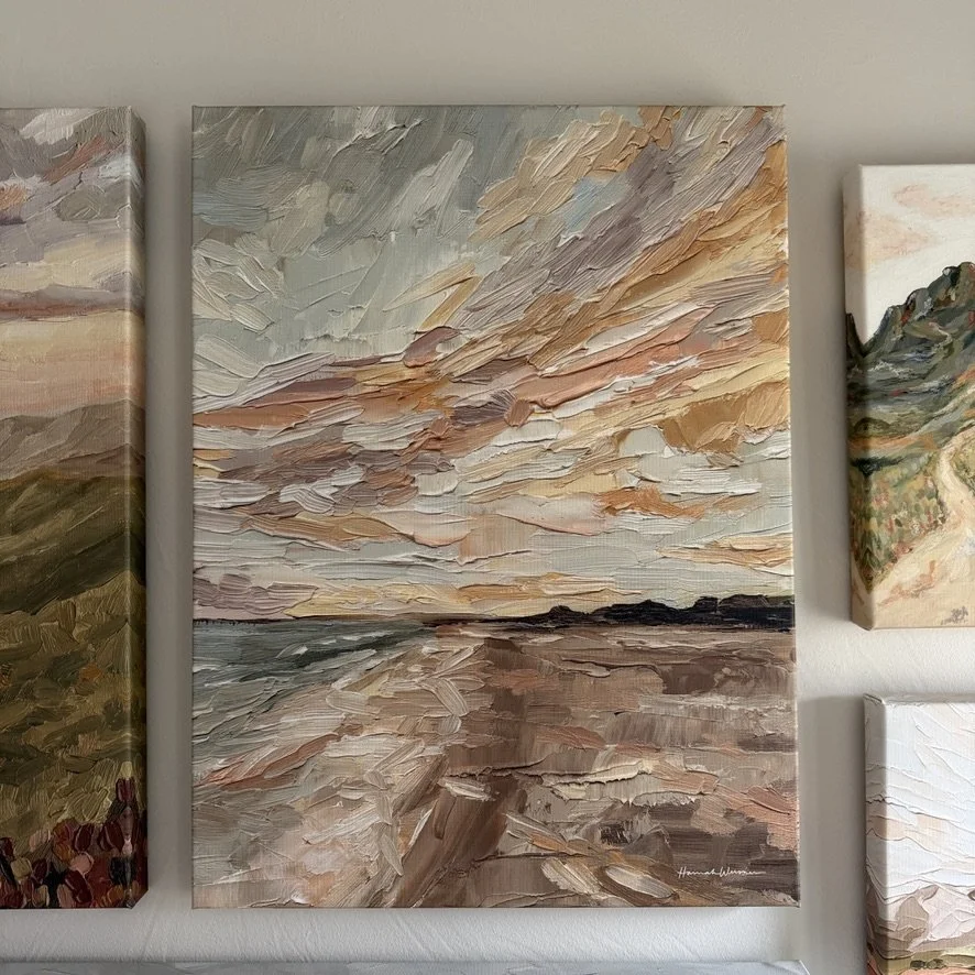 "Looking For Seashells" 18x24 - Almost Perfect