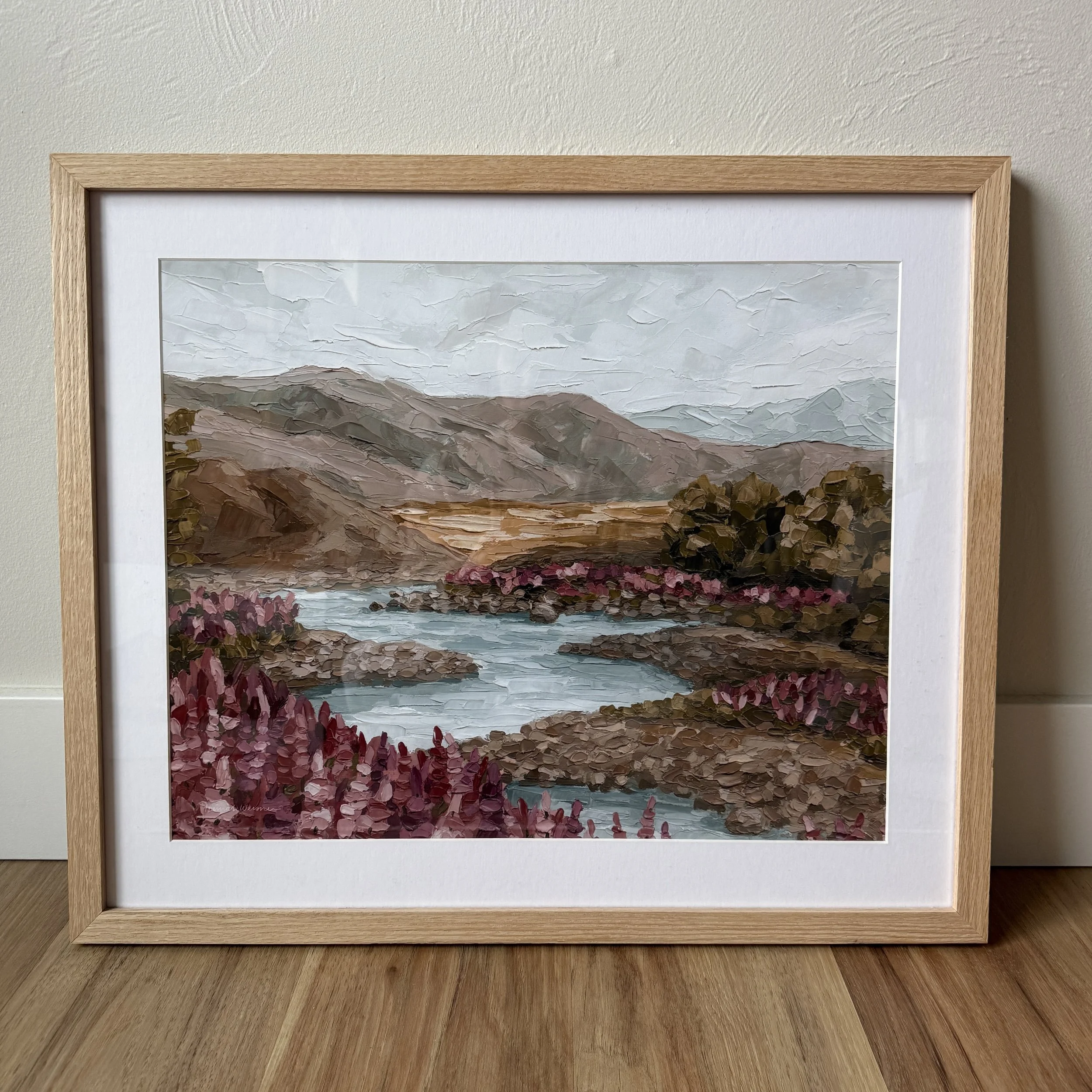 "River Blooms" 16x20 - Almost Perfect