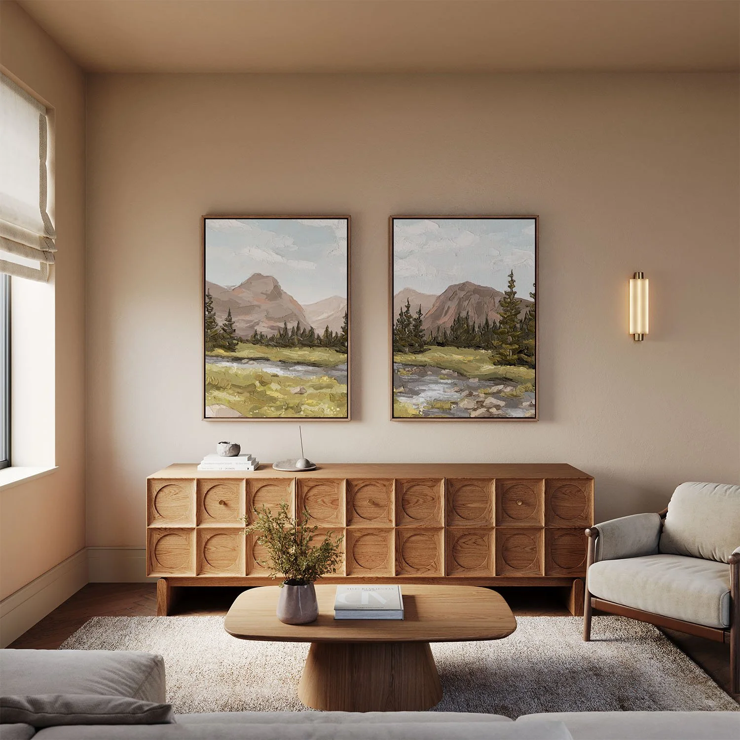 bear spray framed canvas diptych.jpg
