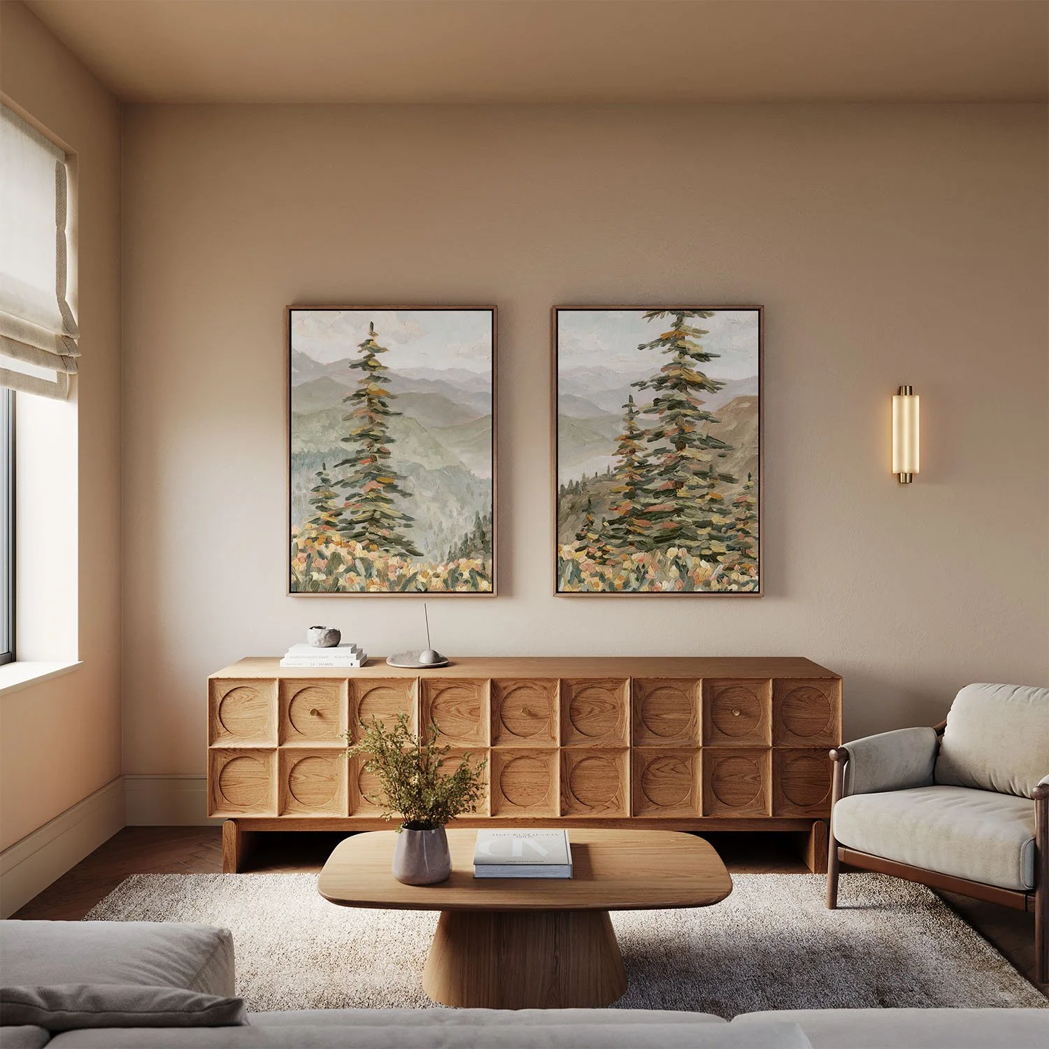 rainbow ridge framed canvas diptych.jpg