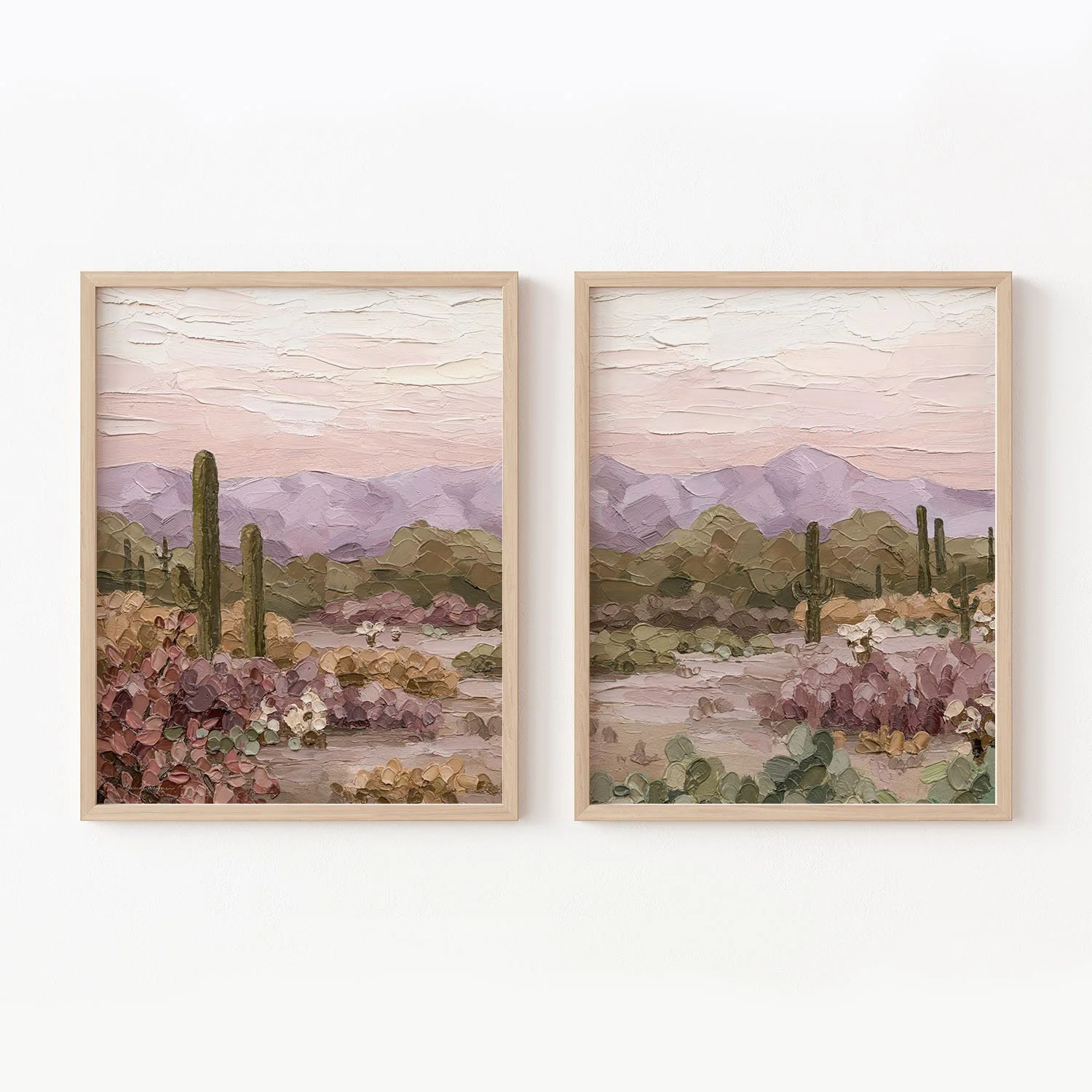 "Lavender Haze" Diptych