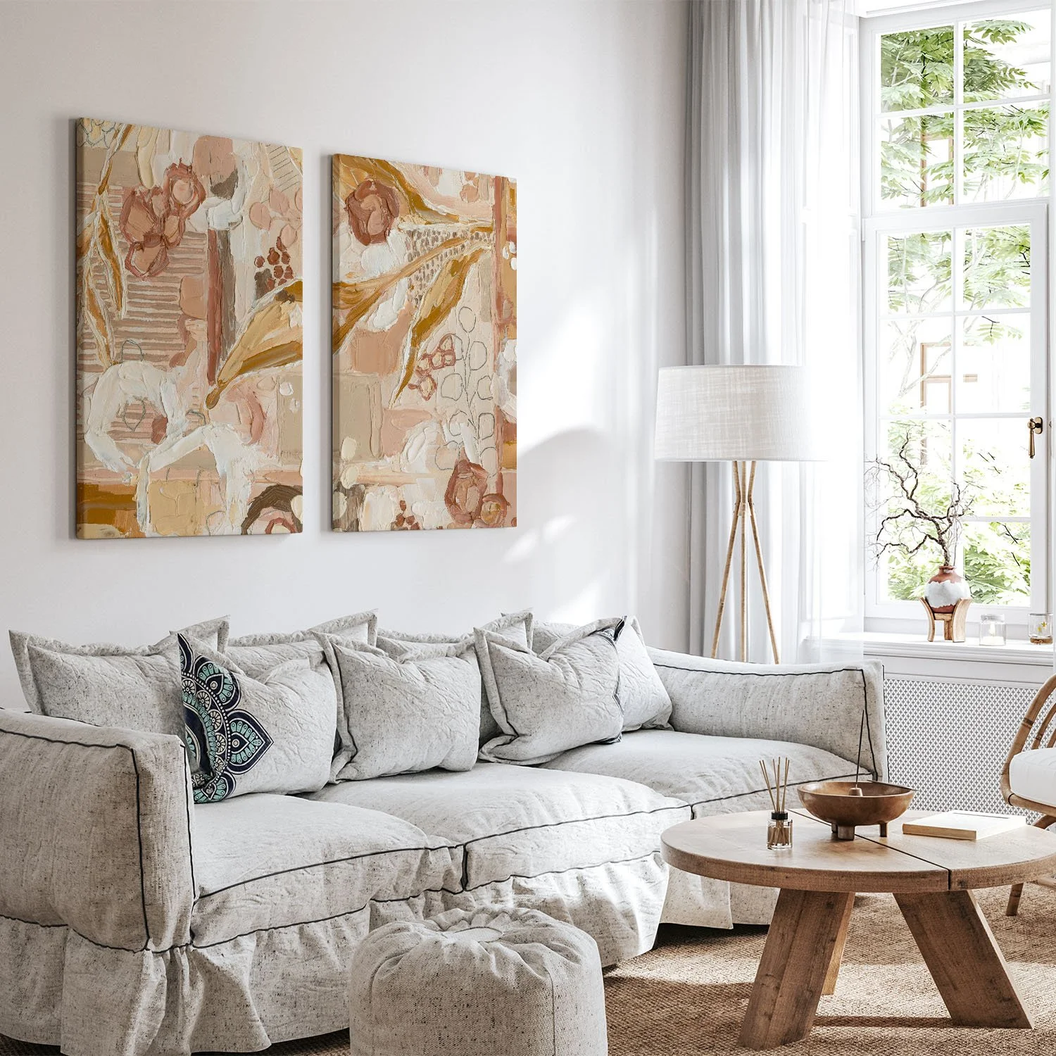 peaches and cream diptych canvas.jpg