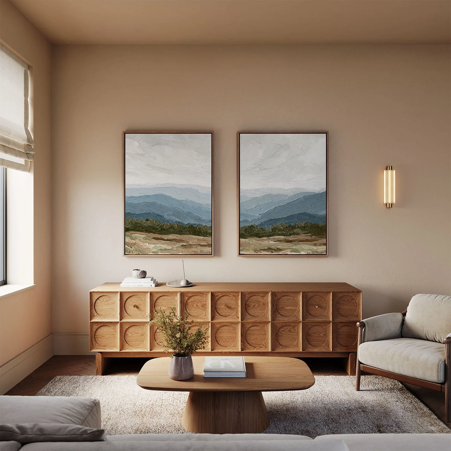 smoky mountain framed canvas diptych.jpg