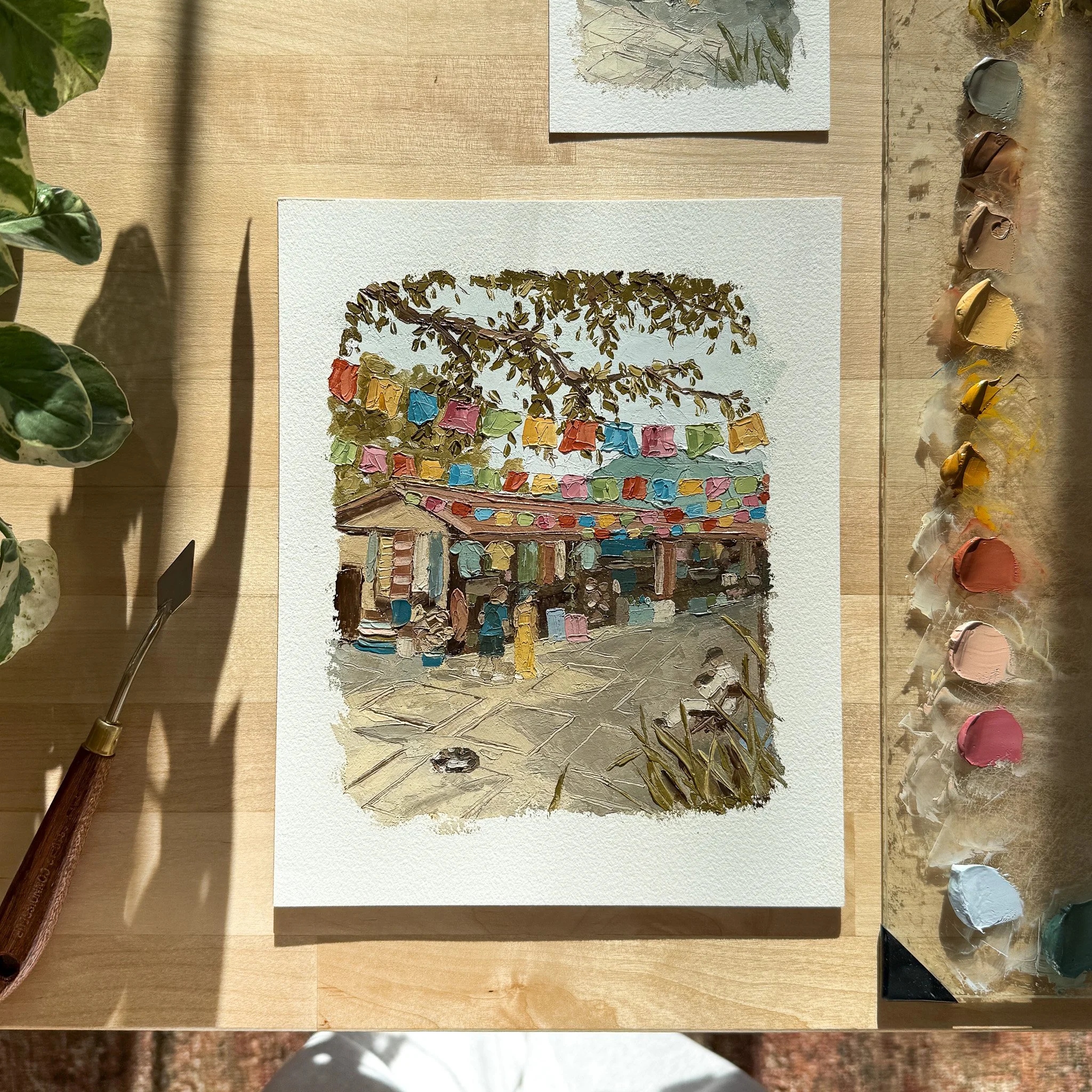 "El Mercado" Original Painting