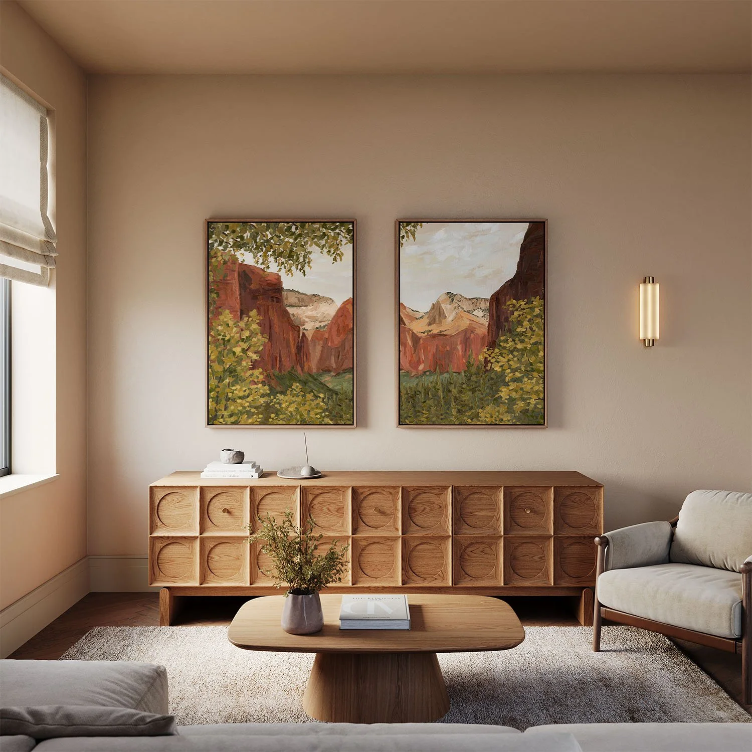 zion national park framed canvas diptych.jpg