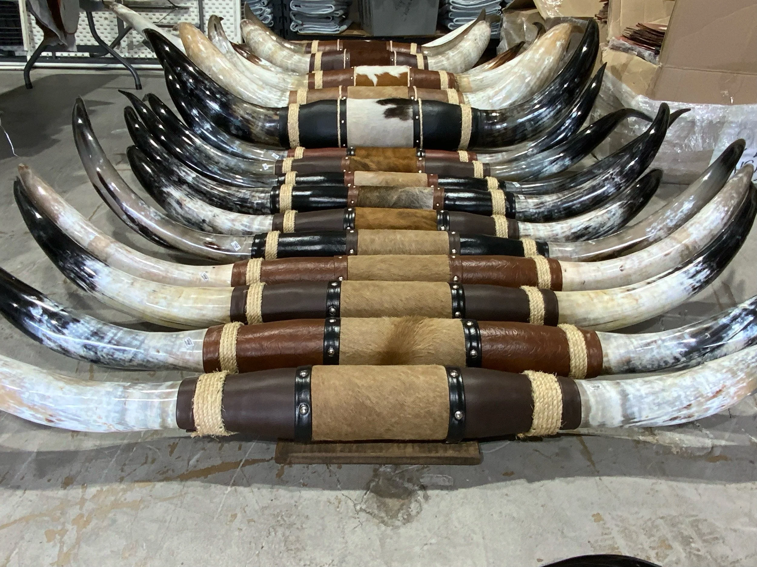 Mounted Cow Horns FXZ35