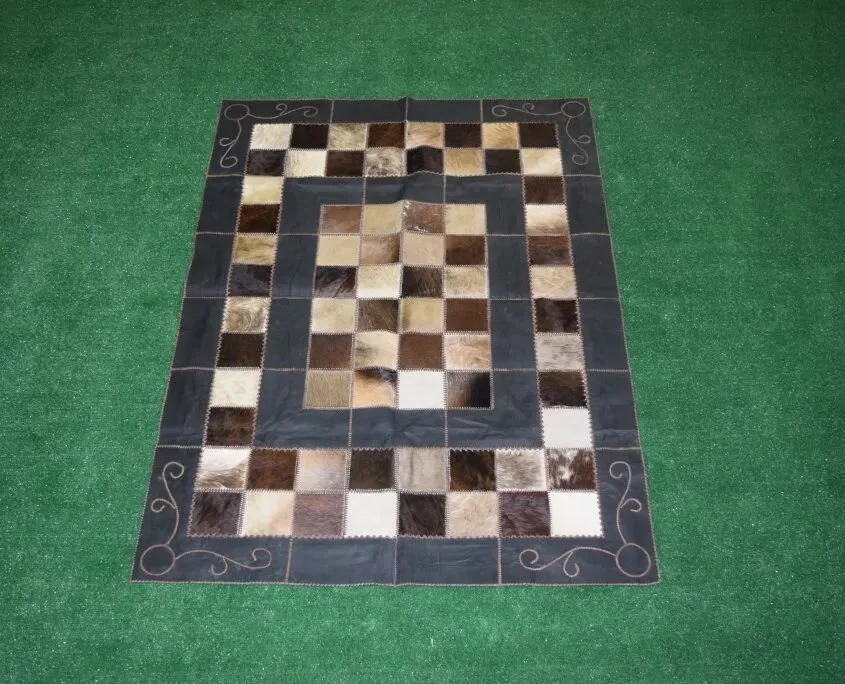 Stitched Cowhide Rugs — Hides and Skins, Inc.