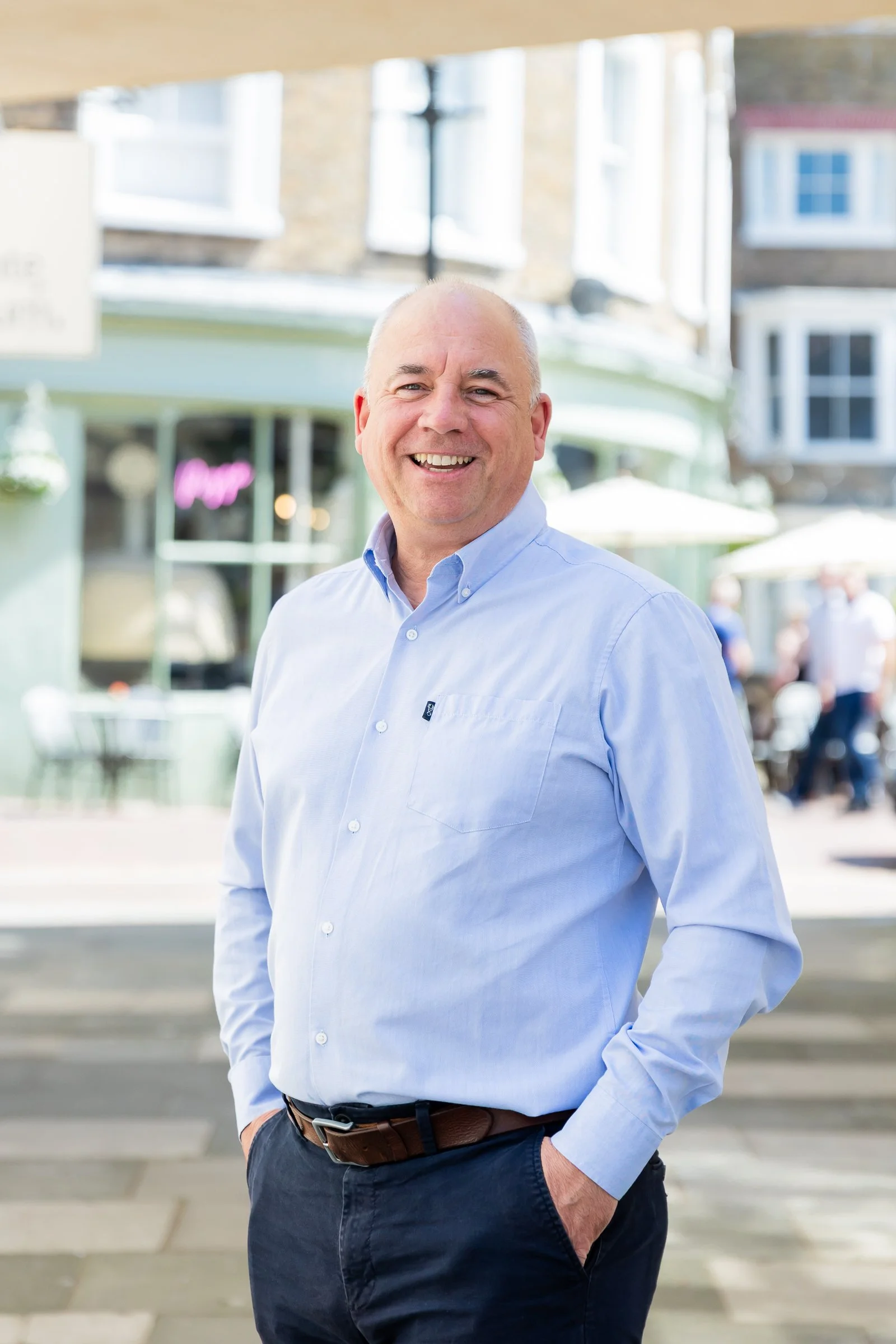 Brand photographer in Kent with Real Estate Agent, Dean Garland