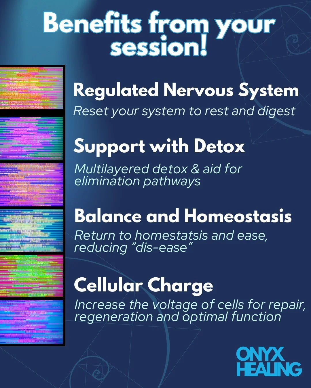 Are you wondering what you can expect from your session?

This and more! But try it for yourself and share your own experience!

Click the link in the bio to schedule your session!

#boulder #colorado #bouldercolorado #denver #colorado #wellness #hea