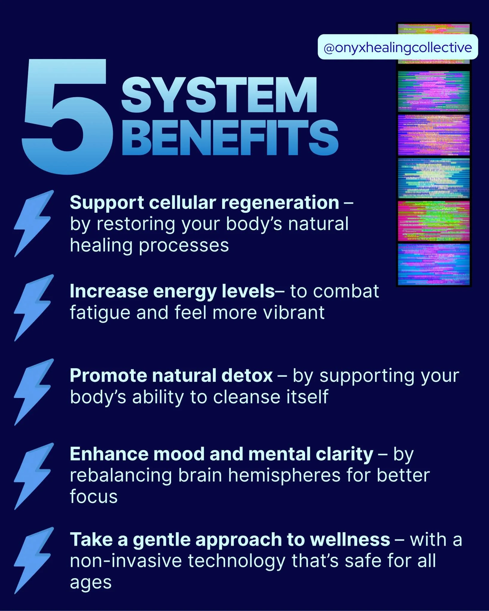 Are you ready to experience greater wellness? 👇

⚡ Support cellular regeneration &ndash; by restoring your body&rsquo;s natural healing processes
⚡ Increase energy levels&ndash; to combat fatigue and feel more vibrant
⚡ Promote natural detox &ndash;