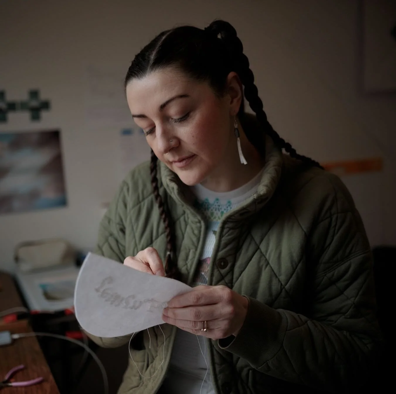Interdisciplinary artist and writer Epiphany Couch (she/her) will be in residency this month at iolair. Her work explores generational knowledge, storytelling, and our relationships with the natural and spiritual worlds. Working across photography, b
