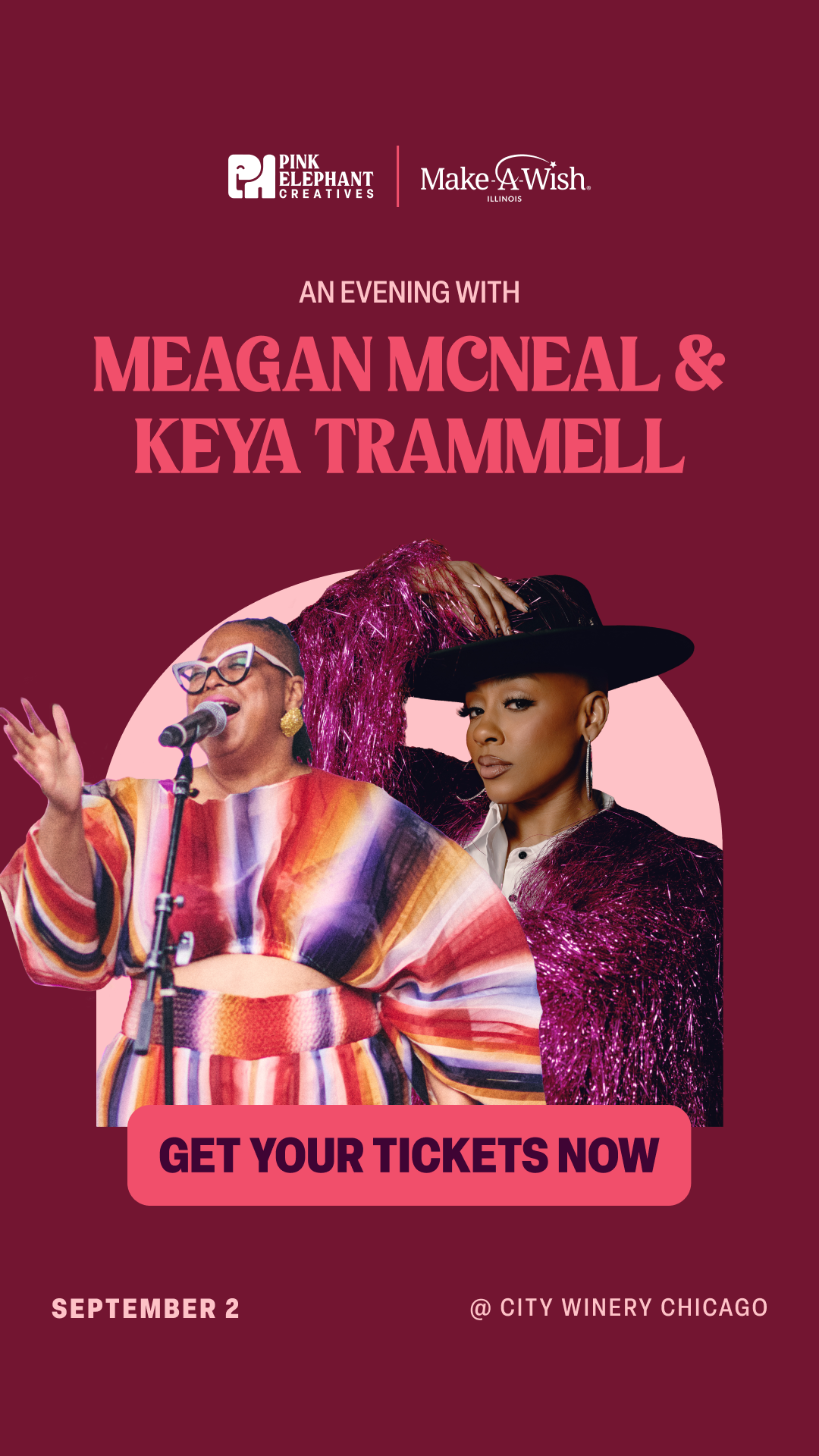 Meagan McNeal &amp; Keya Trammell: Make-A-Wish® Illinois Benefit
