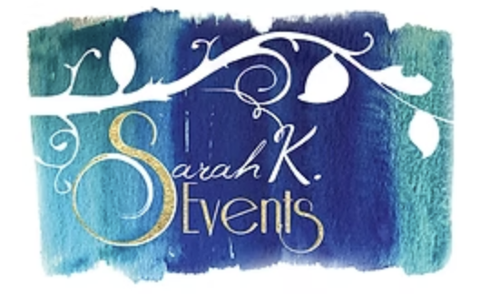 Sarah K Events logo for wedding planning in Virginia