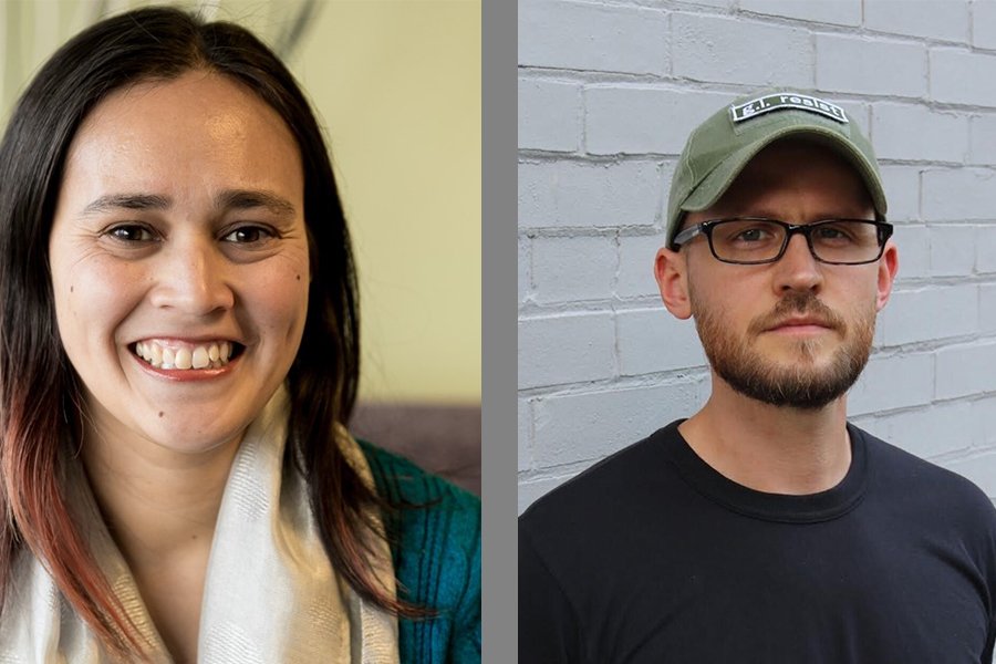 Warrior Writers in the Gallery with Lovella Calica and Kevin Basl