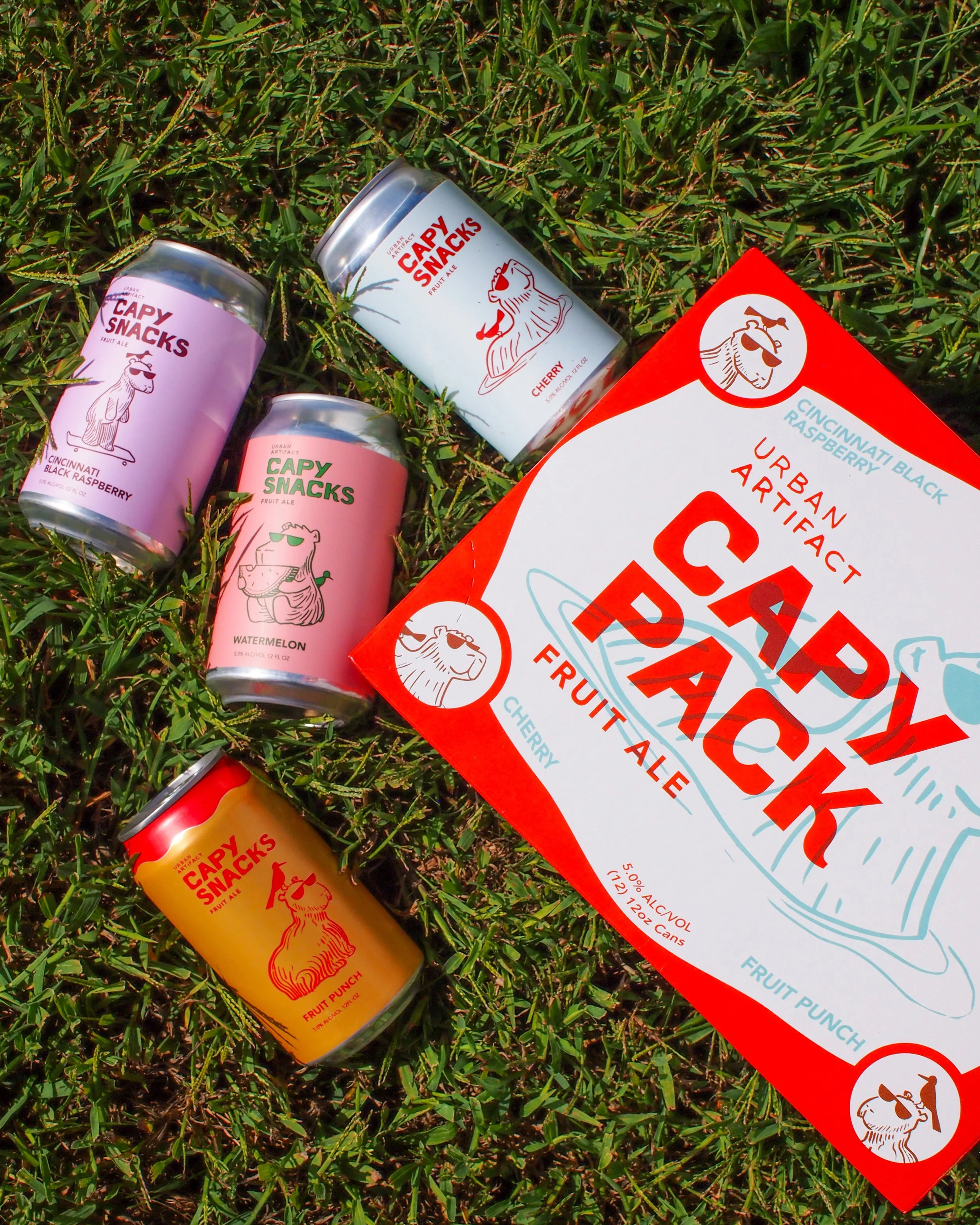 Urban Artifact - Capy Snacks - Capy Pack - Packaging Design