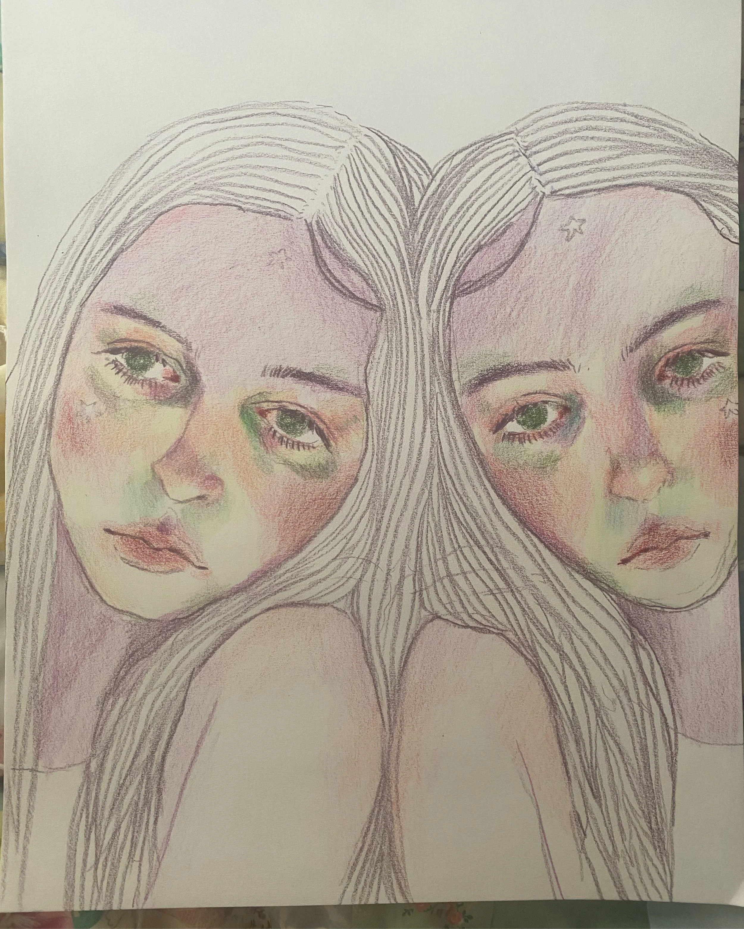 colored pencil drawing