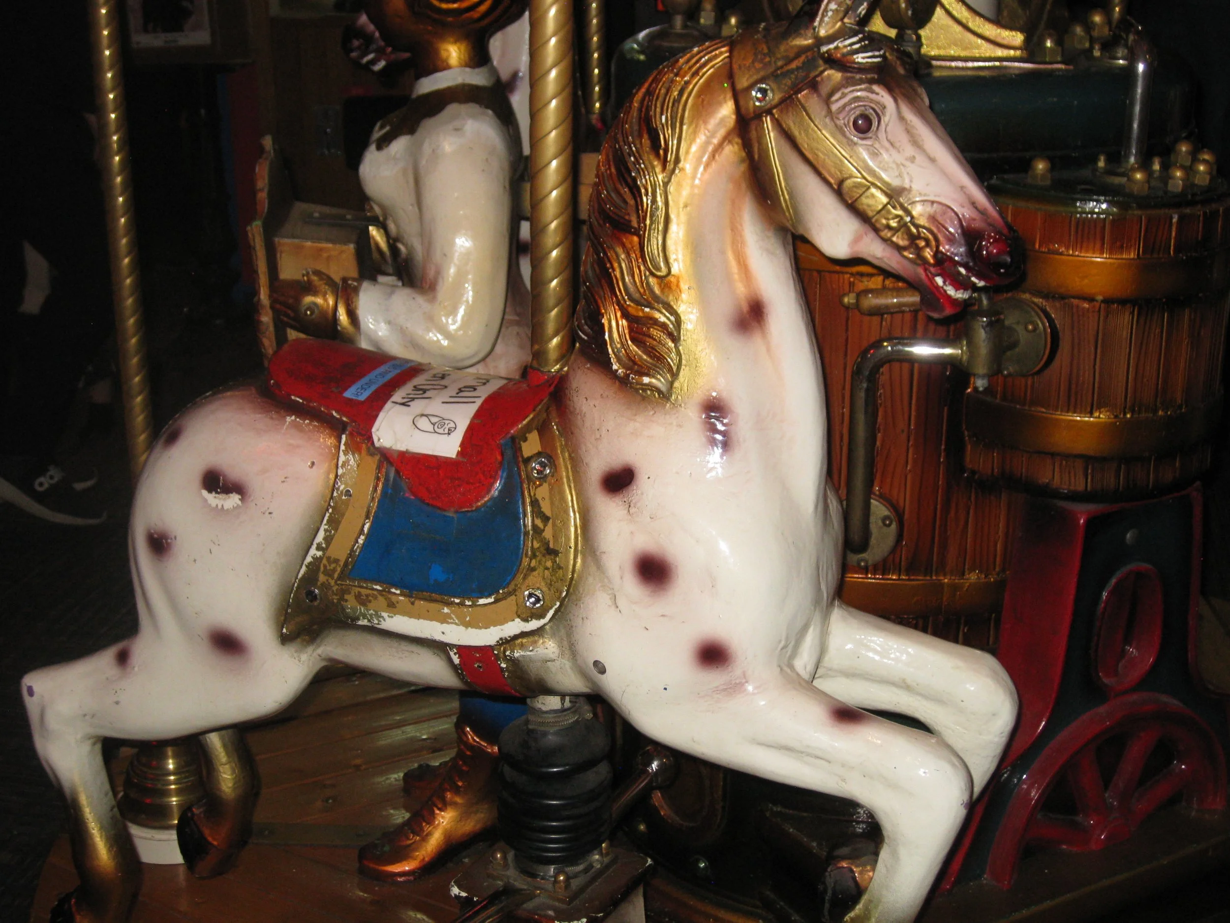 carousel horse at Marvin's